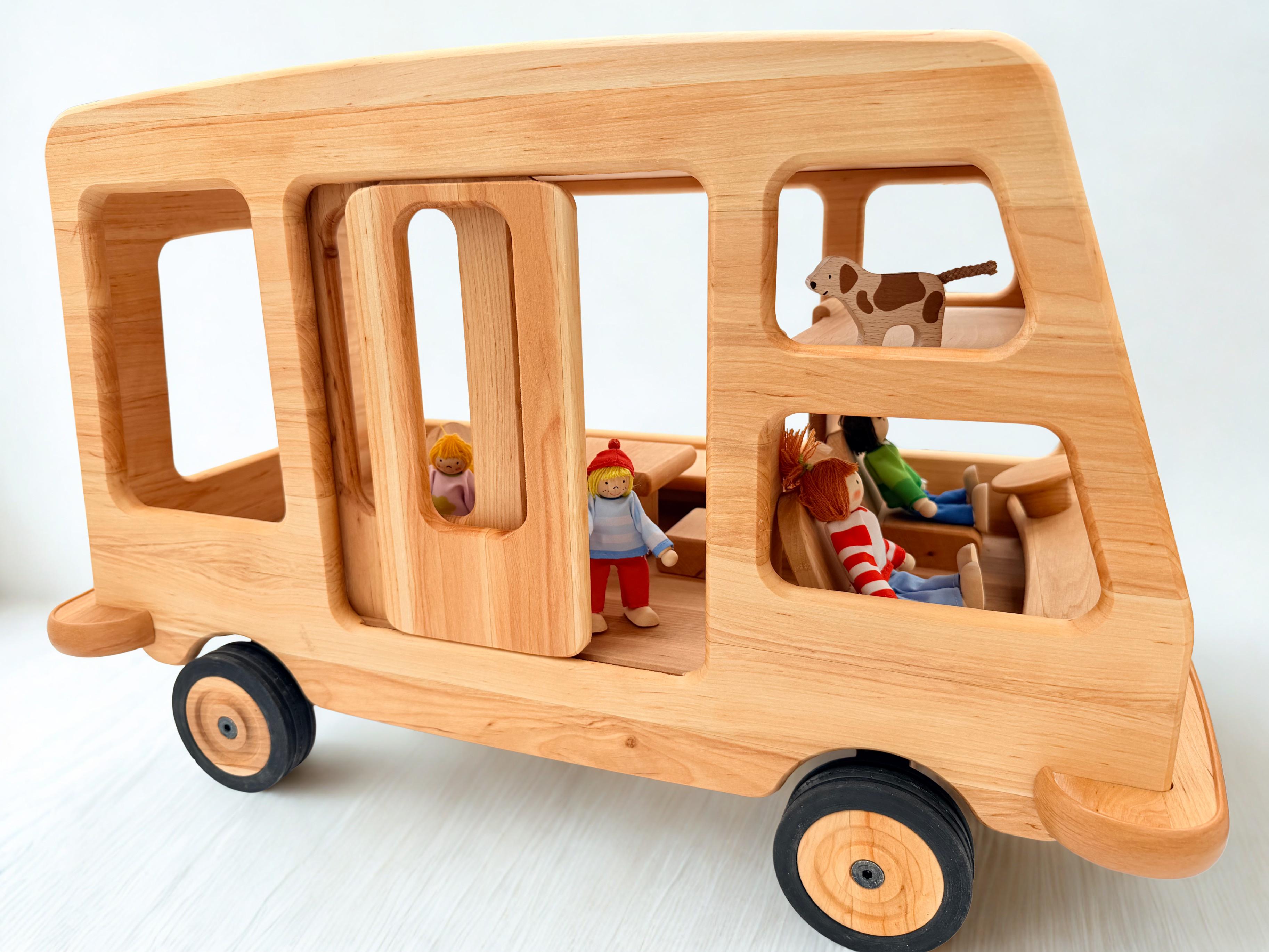 Large Wooden Camper Van