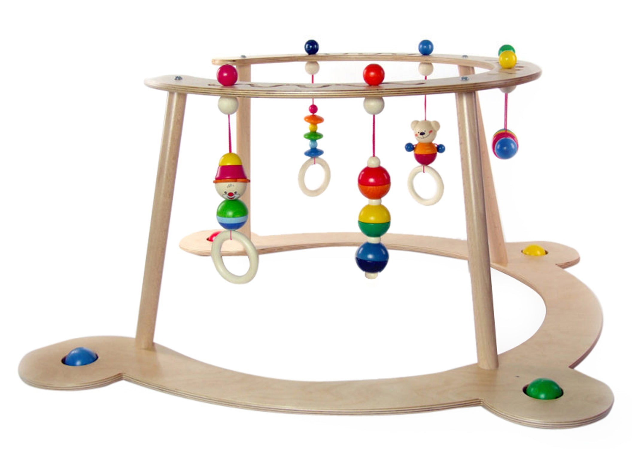 Wooden Baby Activity Gym & Walker - Bear Henry