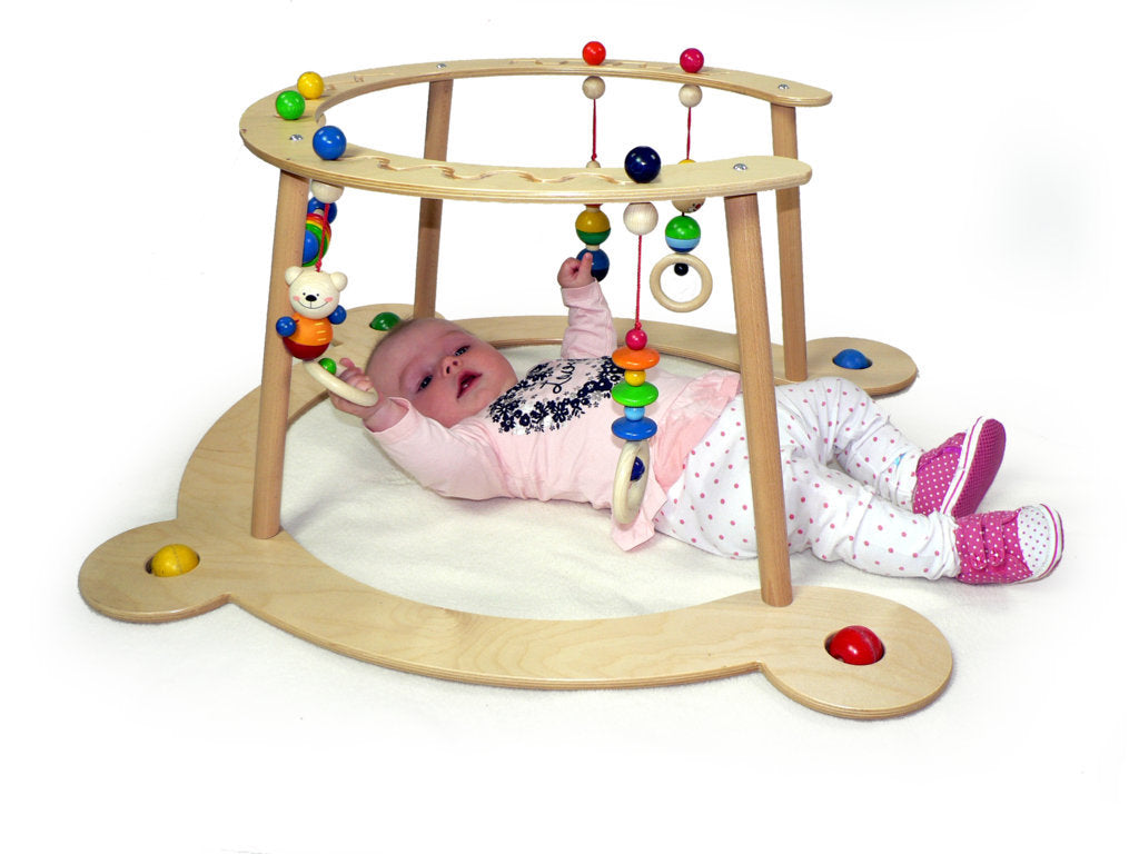 Wooden Baby Activity Gym & Walker - Bear Henry