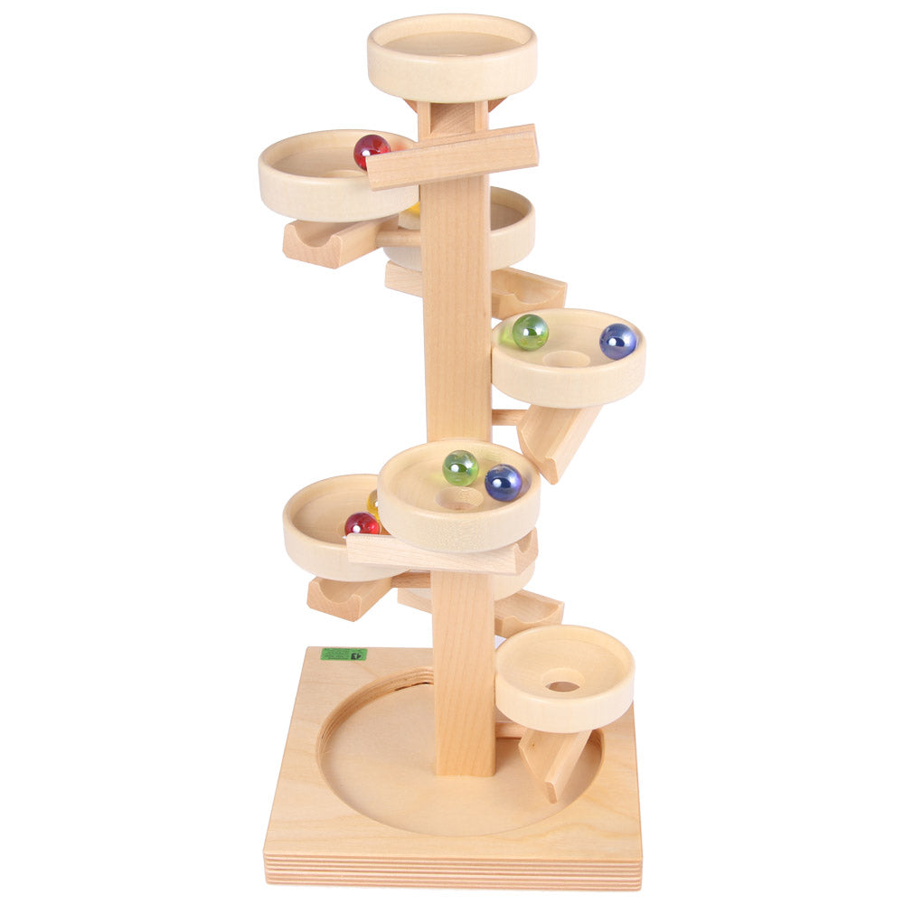 Wooden Marble Tower - Nature