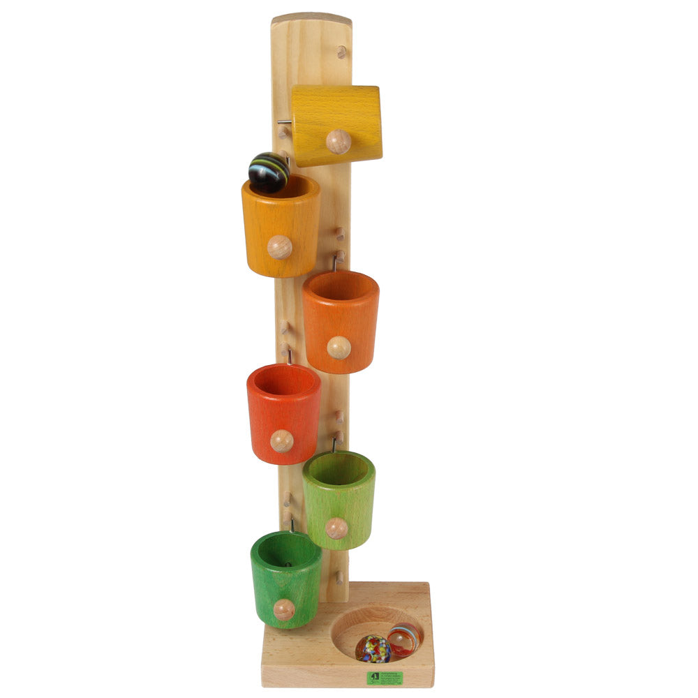 Tipping-Cup Marble Run