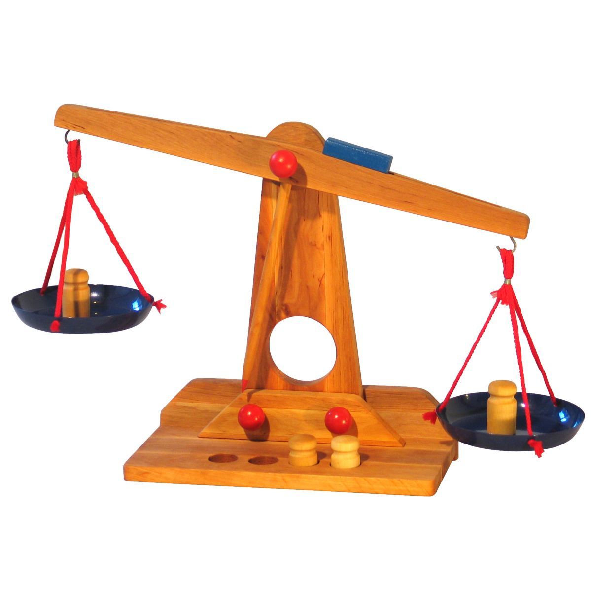 Wooden Balancing Scale