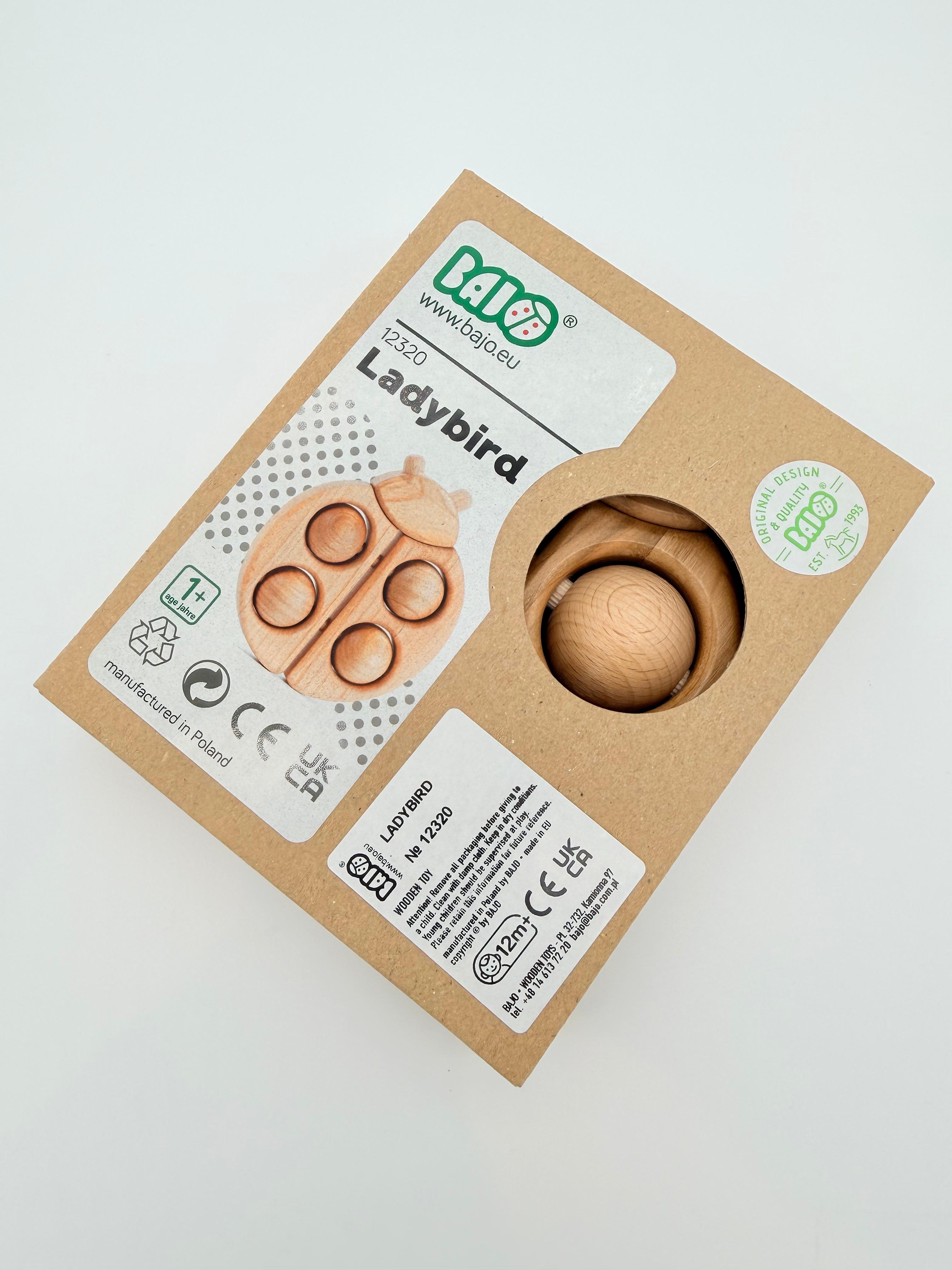 Wooden Teether - Ladybird