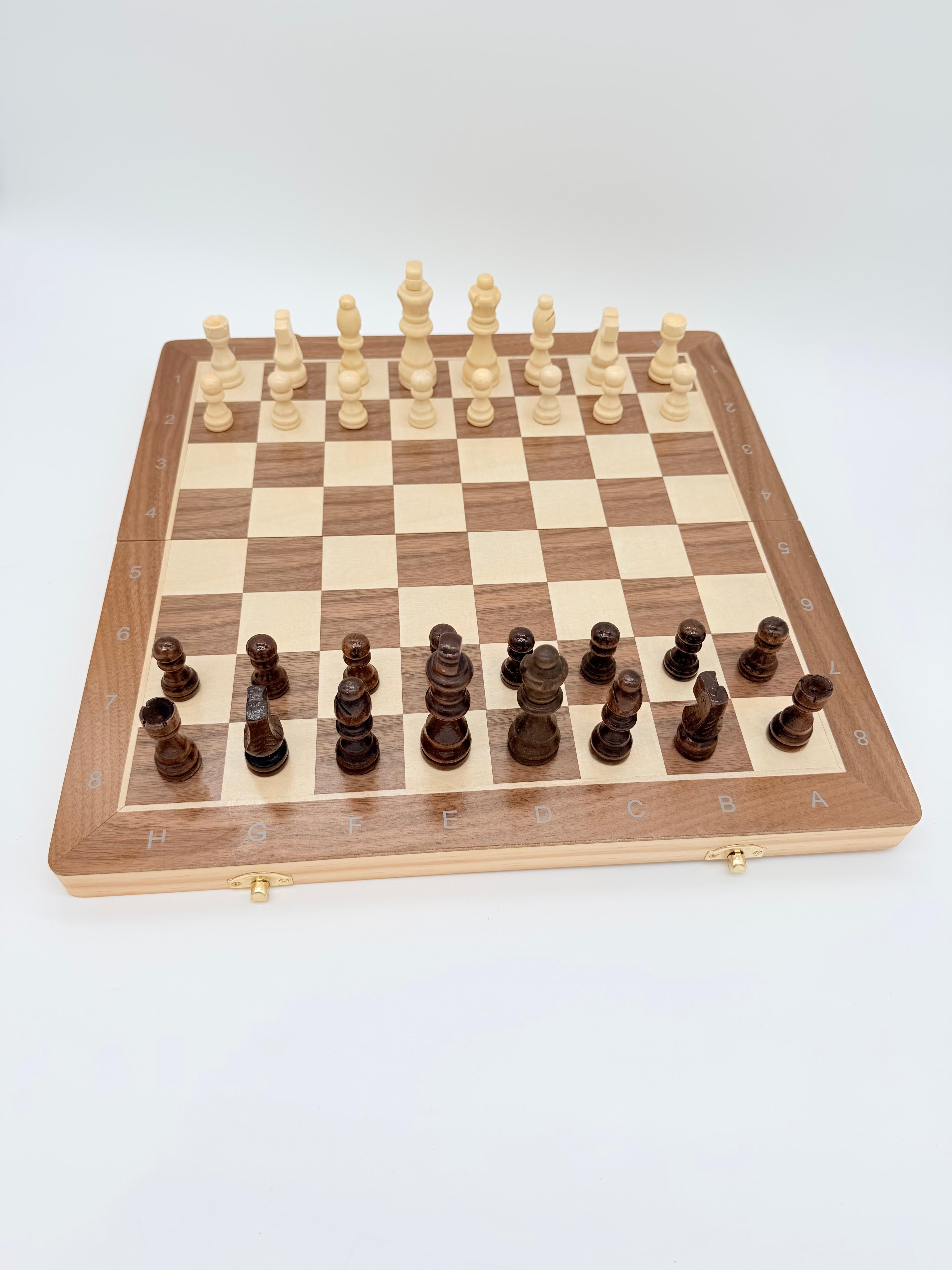 Magnetic Chess & Checkers - 2in1 Game