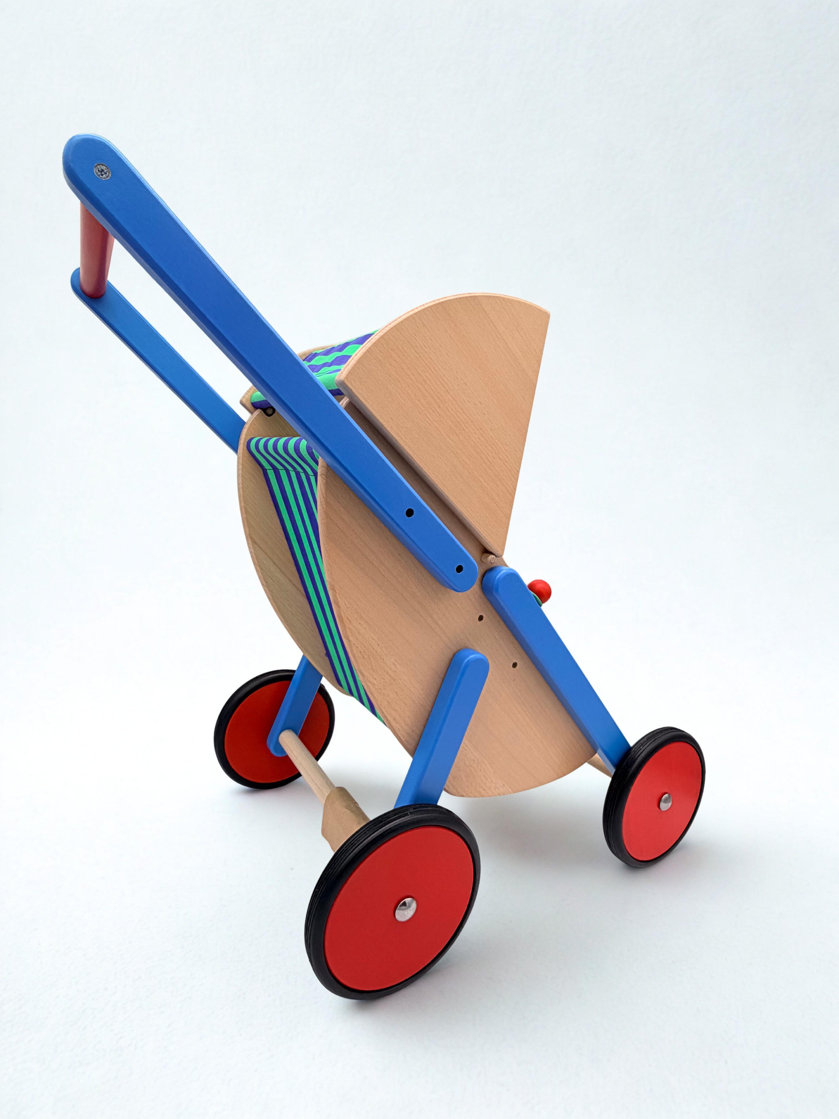 Wooden Doll's Stroller / Pram