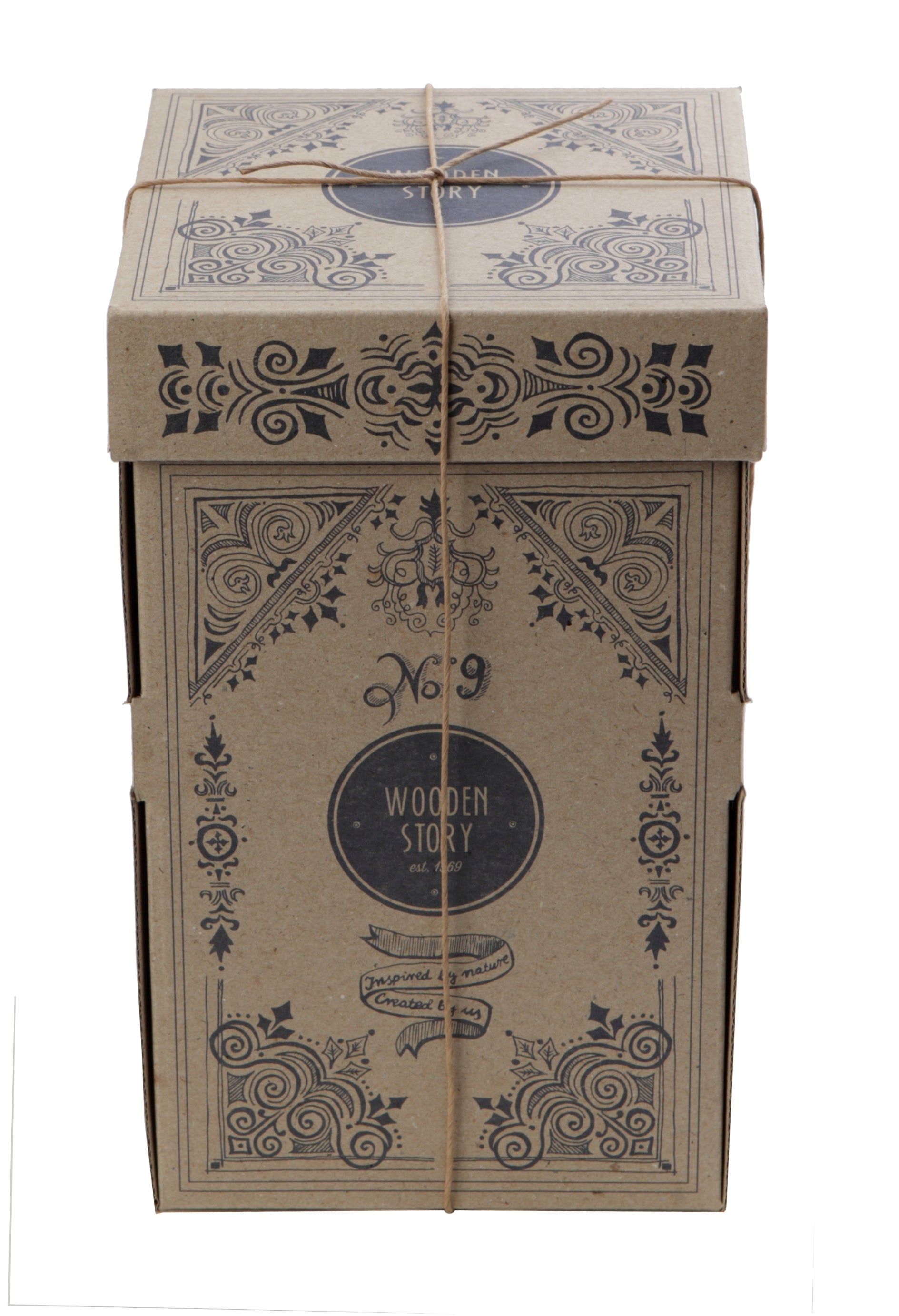 Natural Round Pyramid - Montessori Stacker