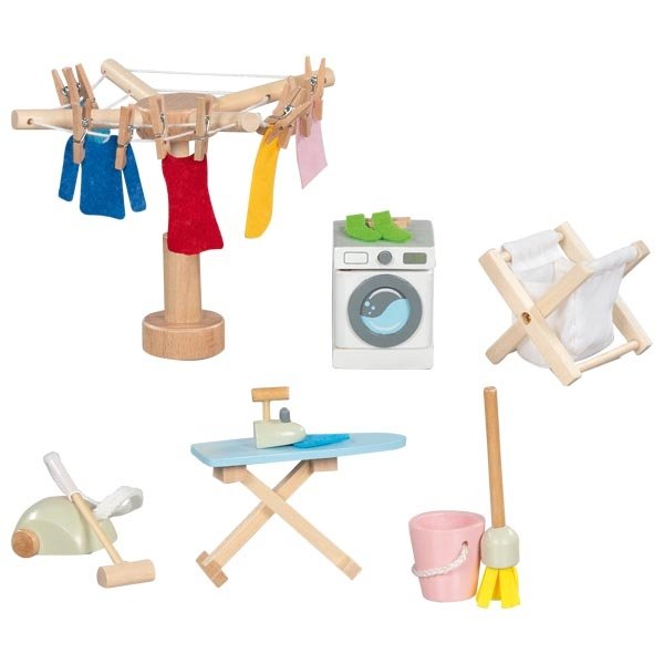 Laundry Room Accessories - Dollhouse Furniture