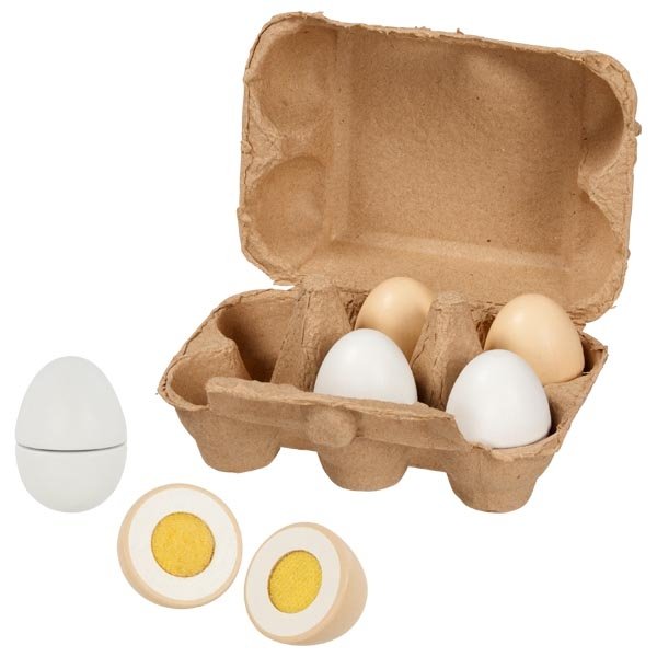 Wooden Eggs with Velcro