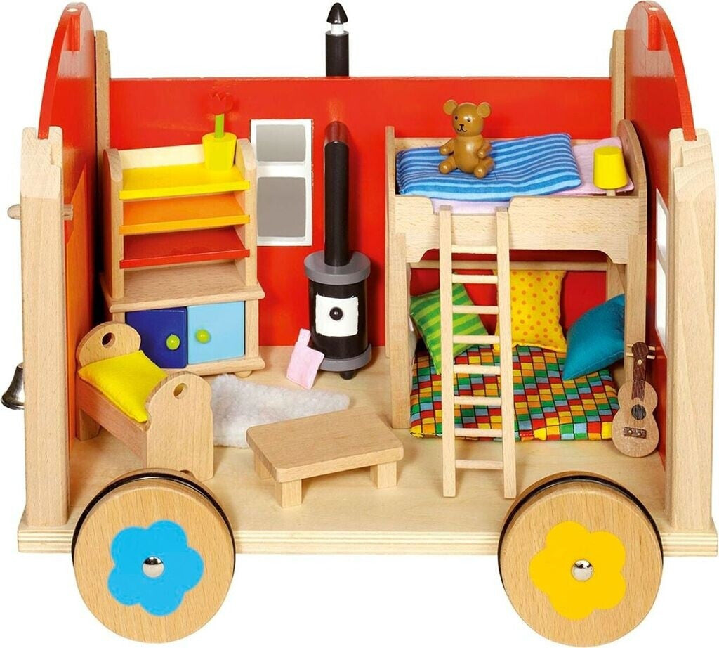 Dollhouse on Wheels with Accessories