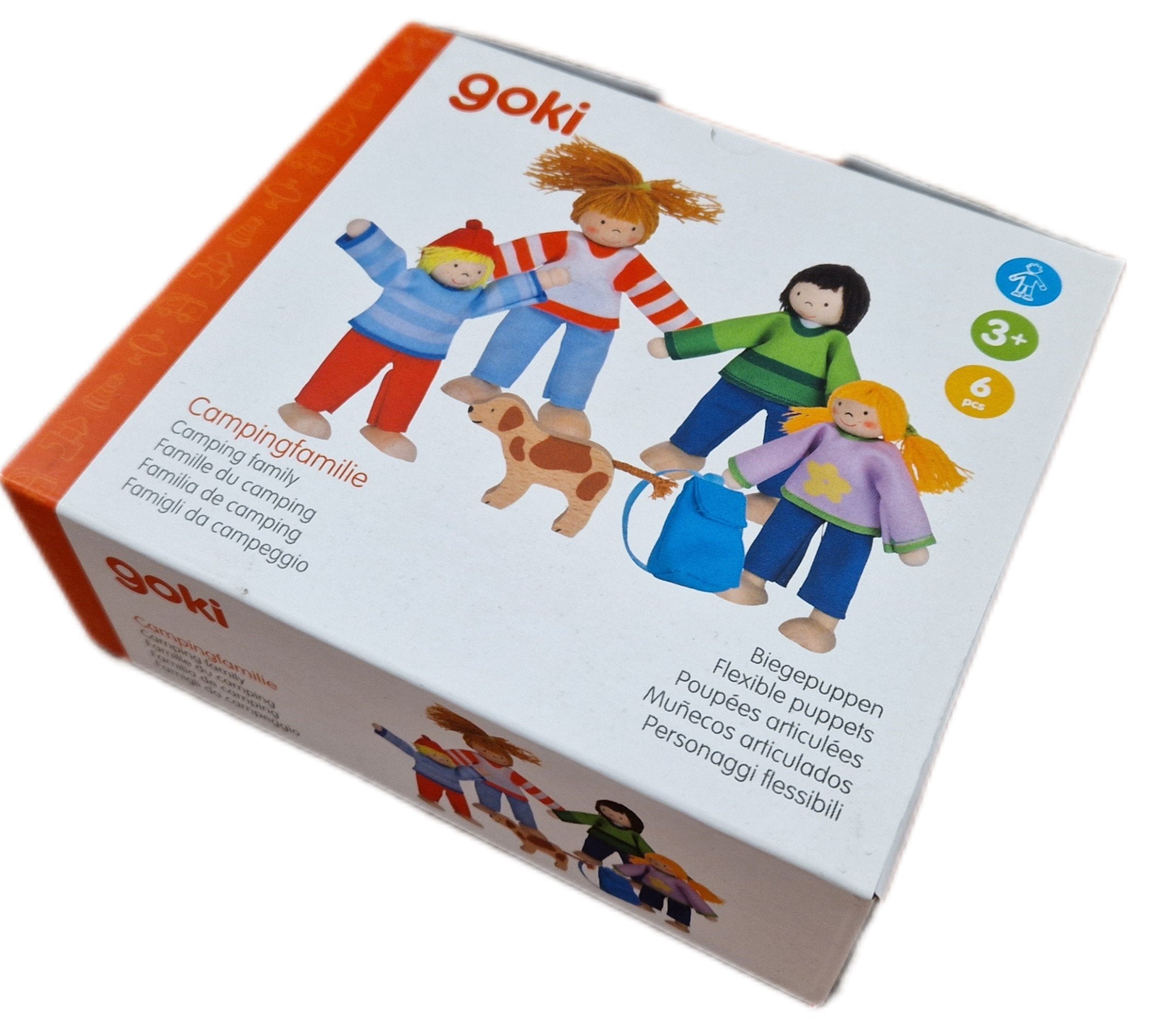 Flexible Puppets/Dolls - Camping Family