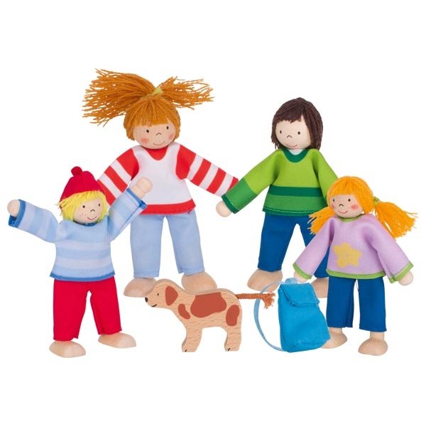 Flexible Puppets/Dolls - Camping Family