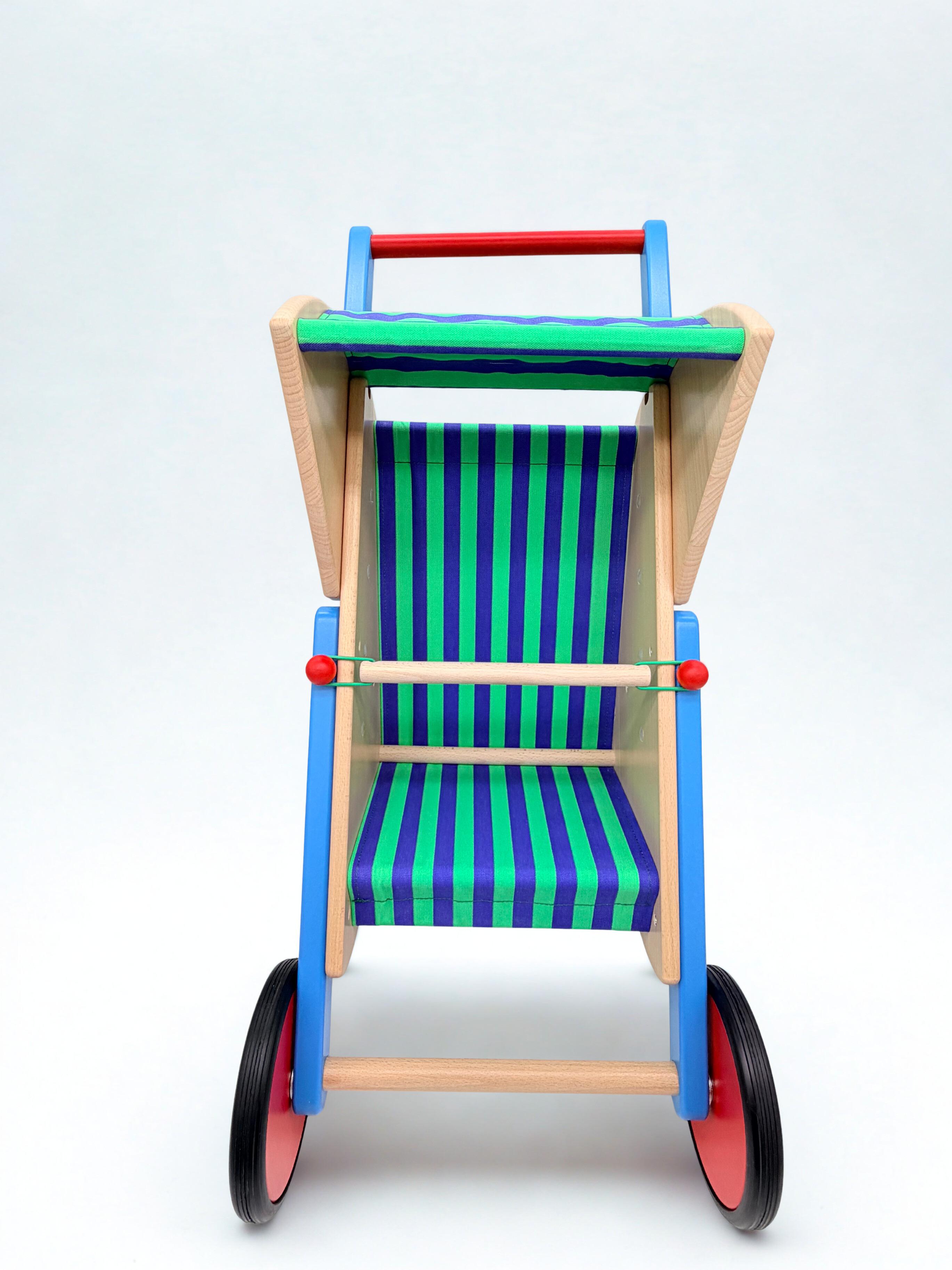 Wooden Doll's Stroller / Pram