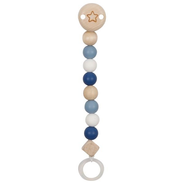 Baby Pacifier/Dummy/Soother Chain - Star - Blue