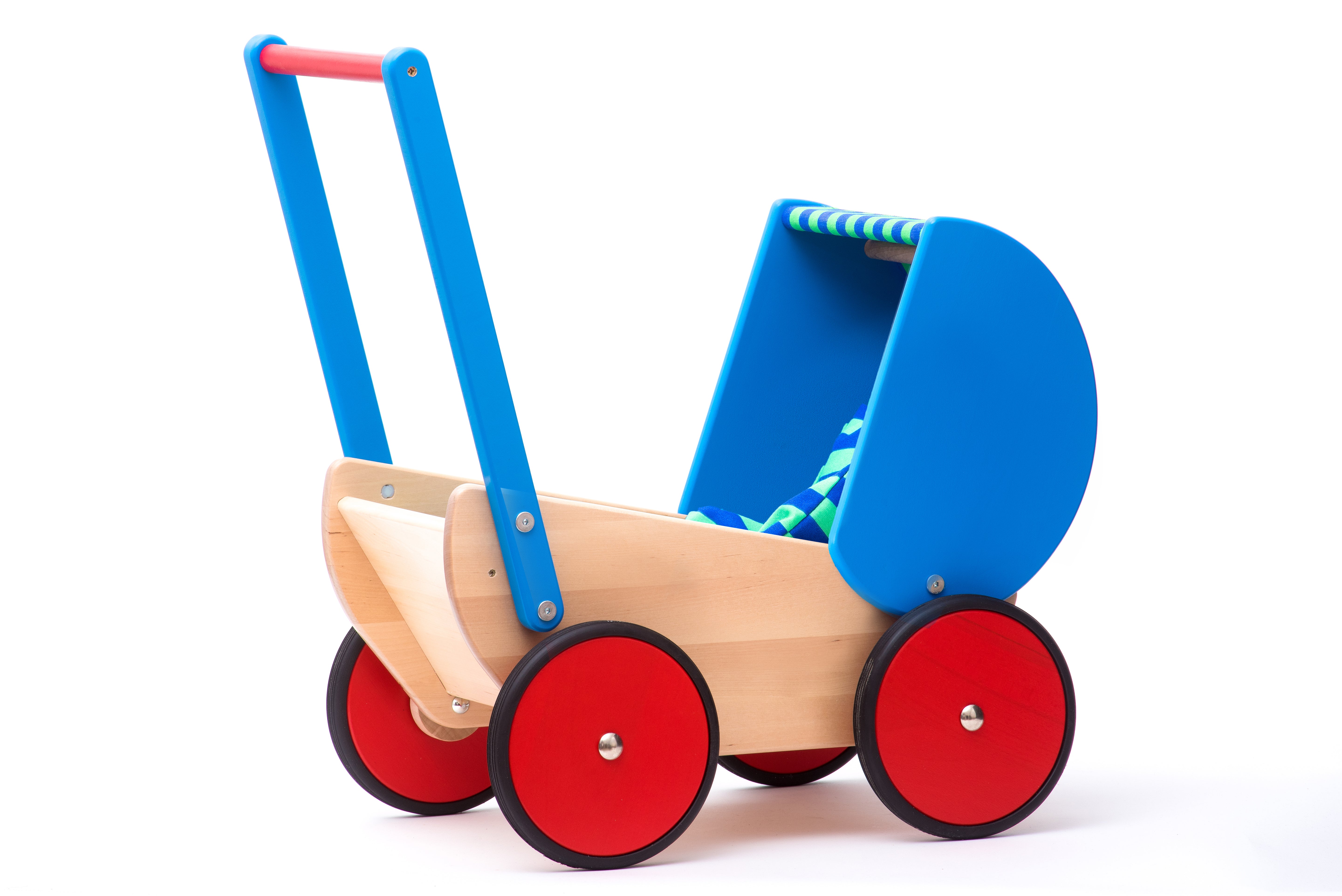 Wooden Doll's Pram