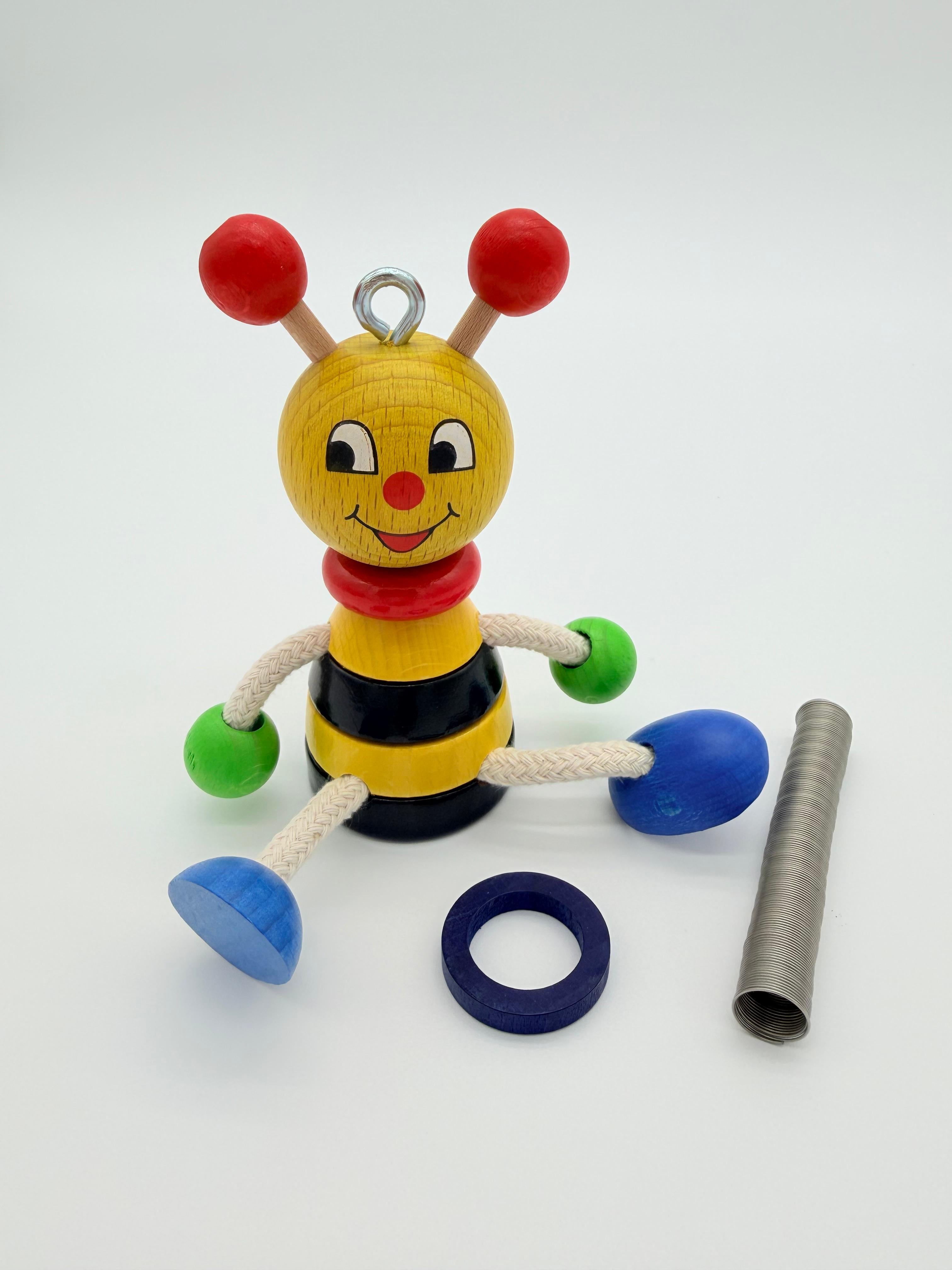 Wooden Swinging Figure - Bee