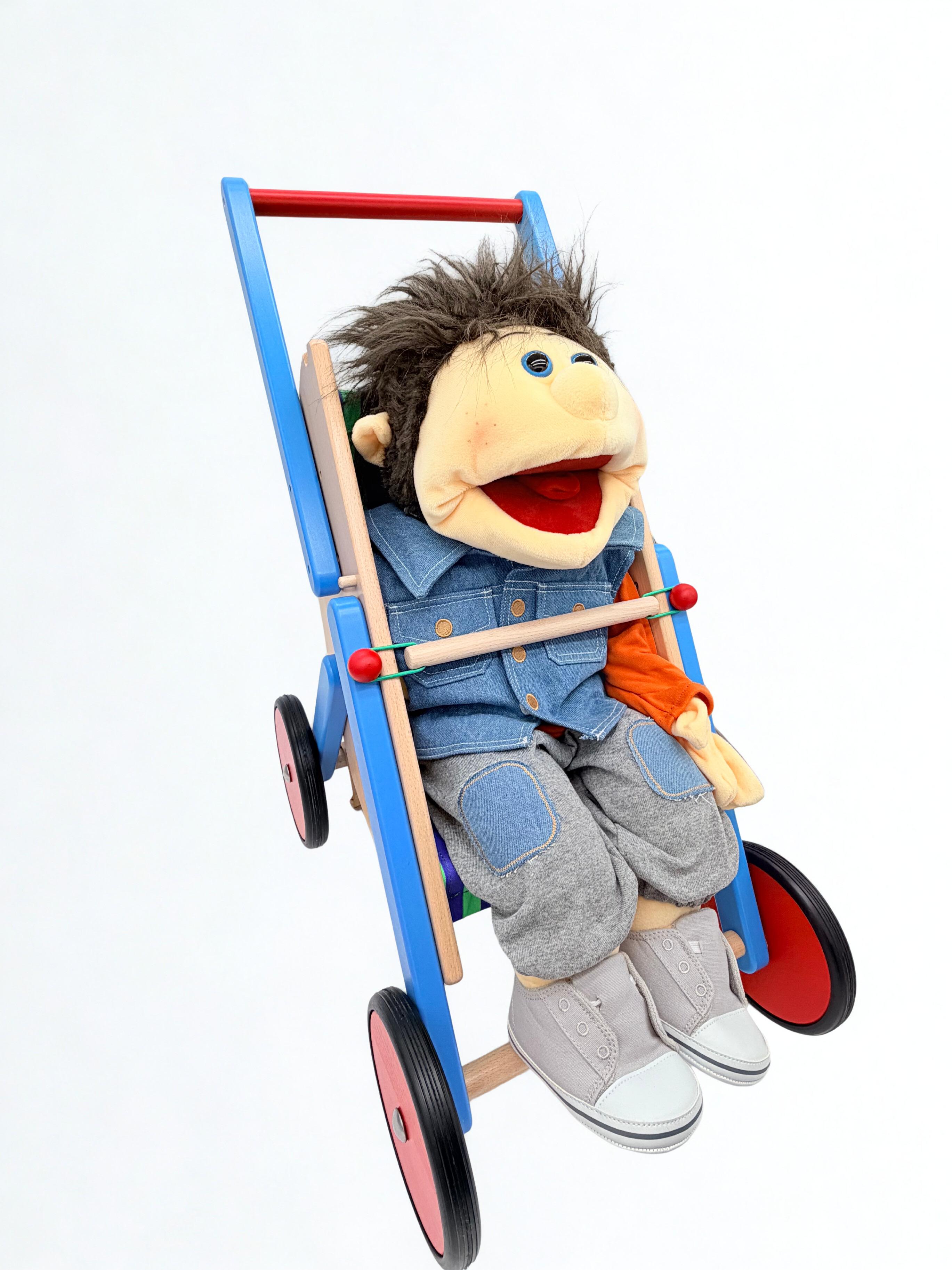 Wooden Doll's Stroller / Pram