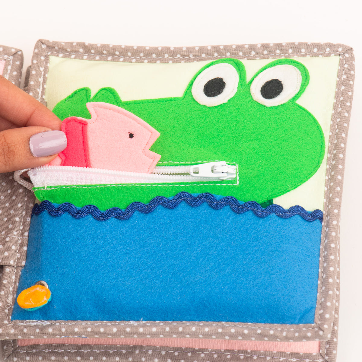 Mini Quiet Book - Peek-a-Boo