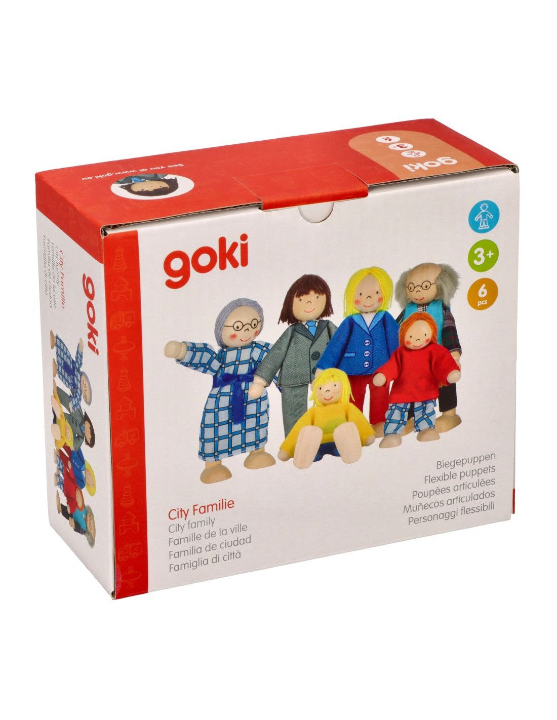 Flexible Puppets/Dolls - City Family