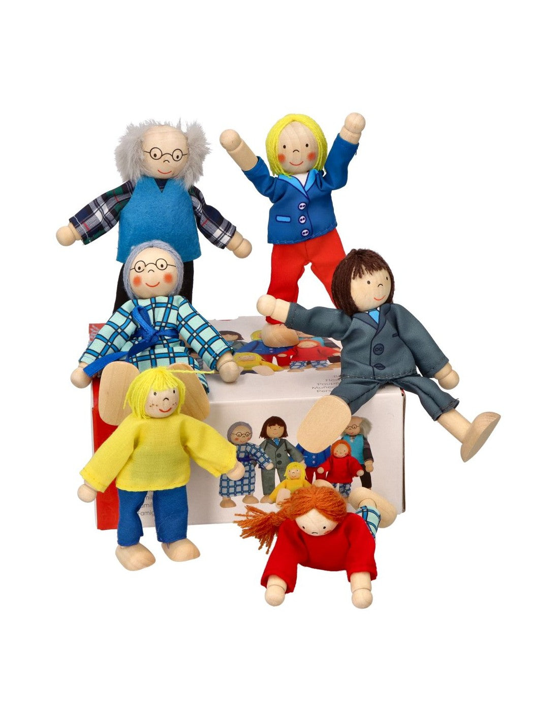 Flexible Puppets/Dolls - City Family