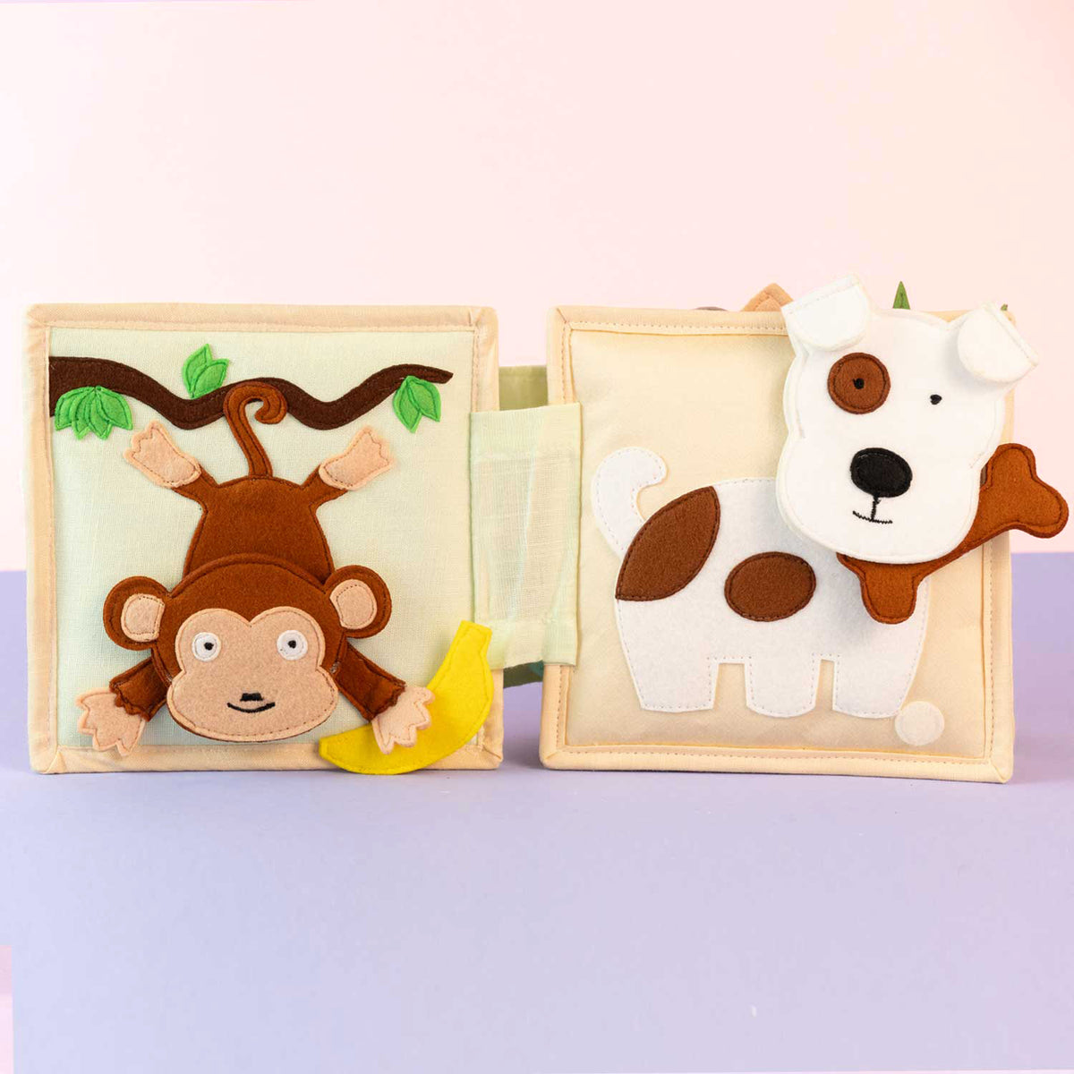 Mini Quiet Book - Animal Friends