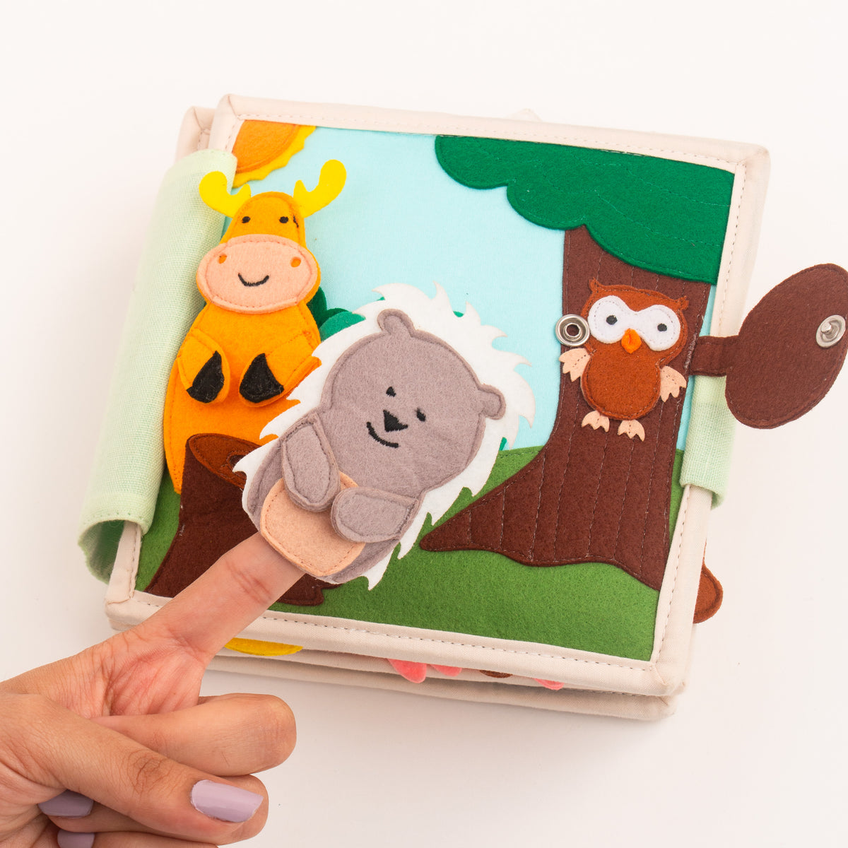 Mini Quiet Book - Animal Friends