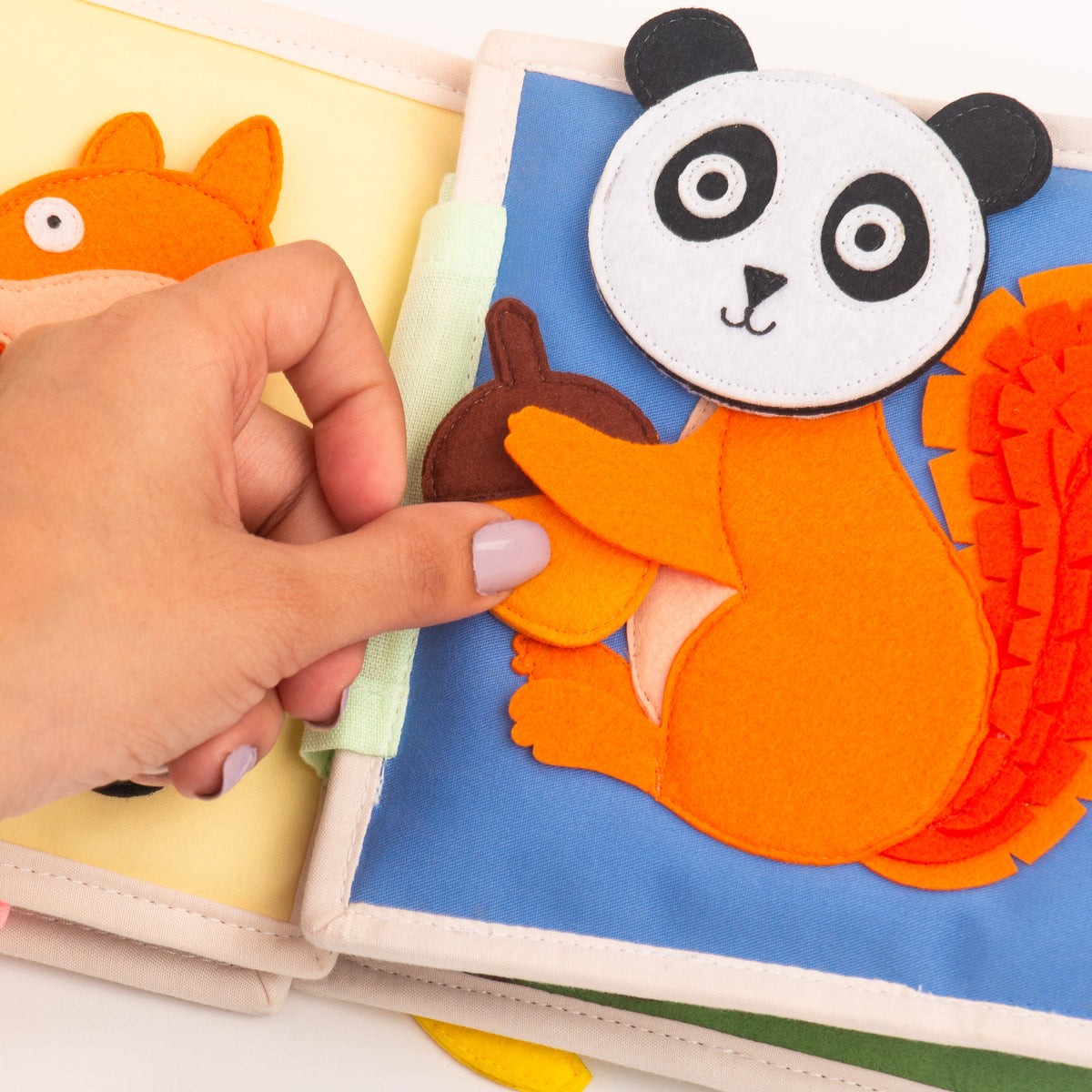 Mini Quiet Book - Animal Friends