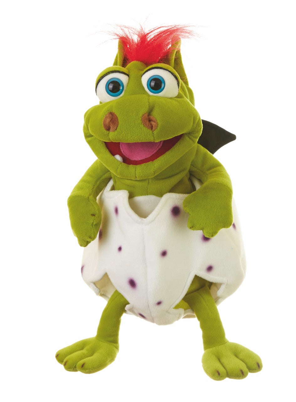 Hand Puppet - Dragon baby in egg - Little Gregor - 34cm