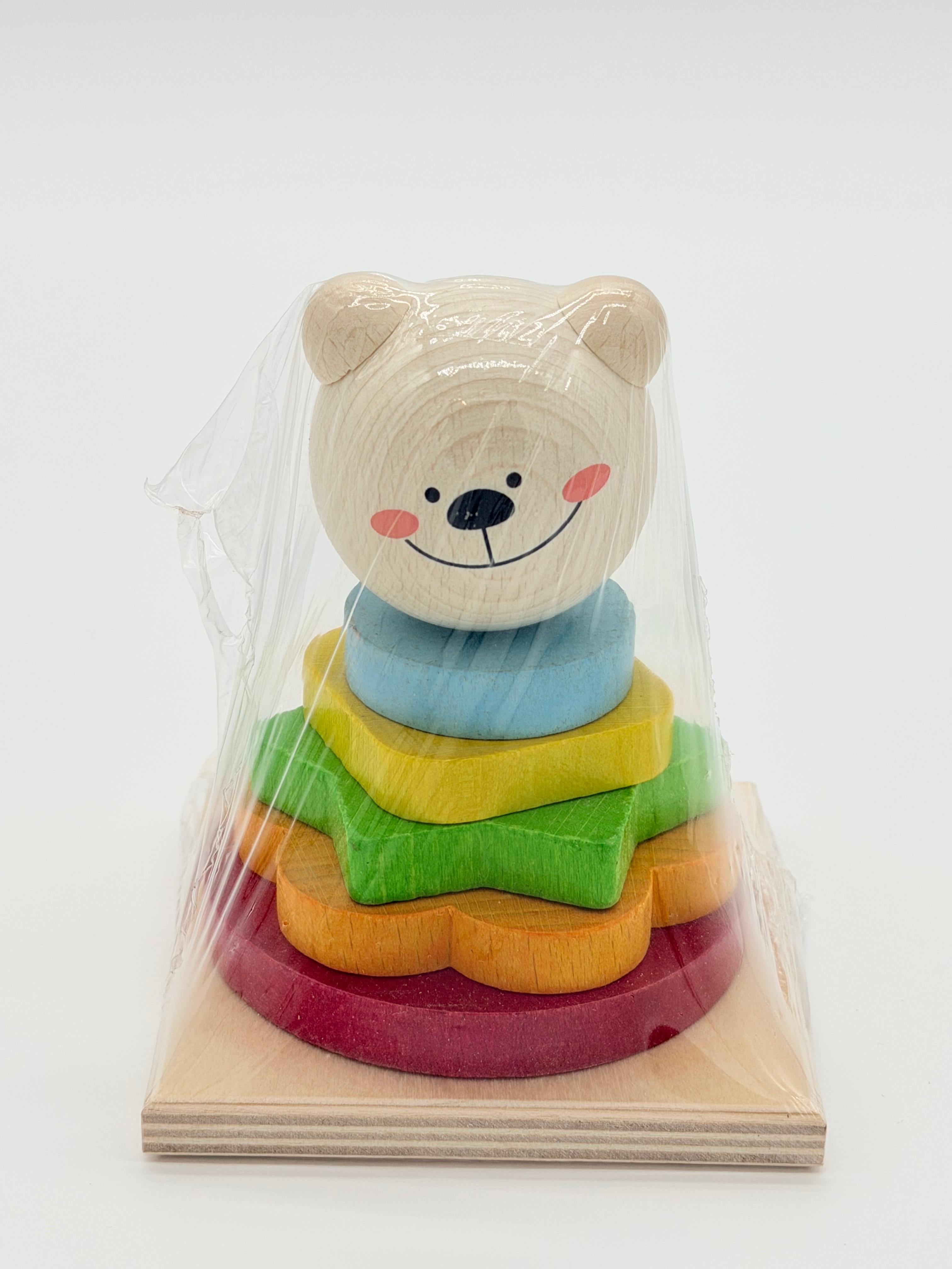 Stacking Toy - Bear Timi, Multicolour