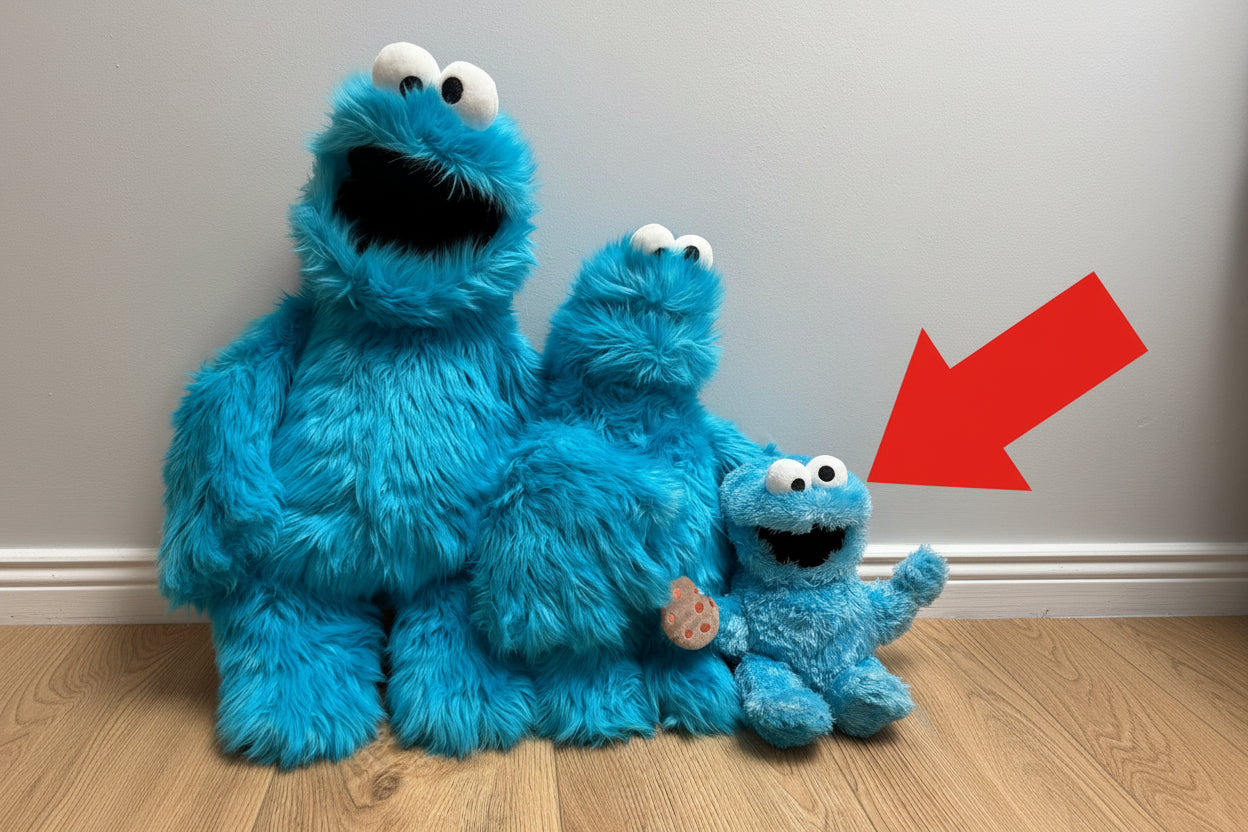 Cookie Monster from Sesame Street® - Hand Puppet - 33cm