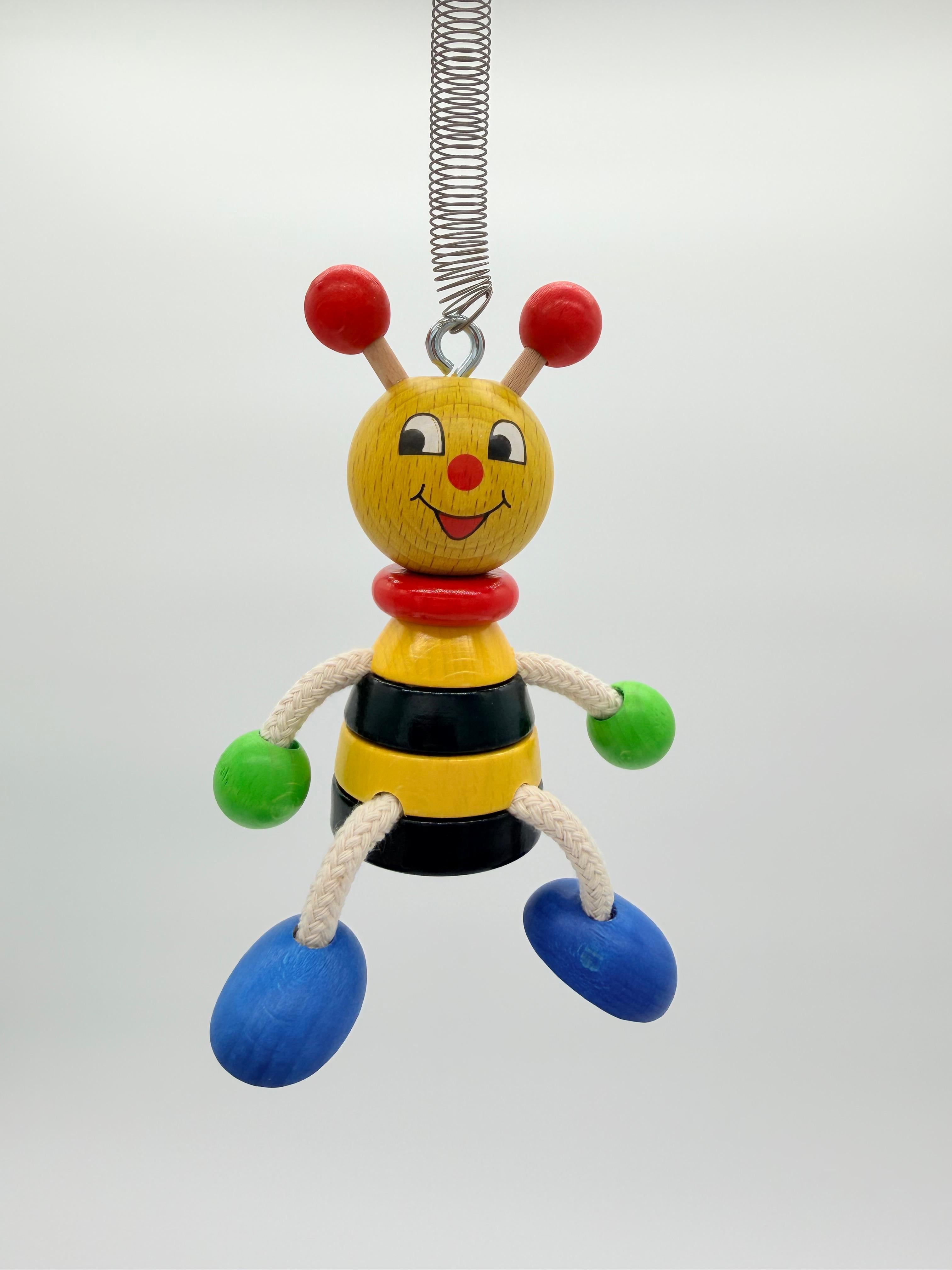 Wooden Swinging Figure - Bee