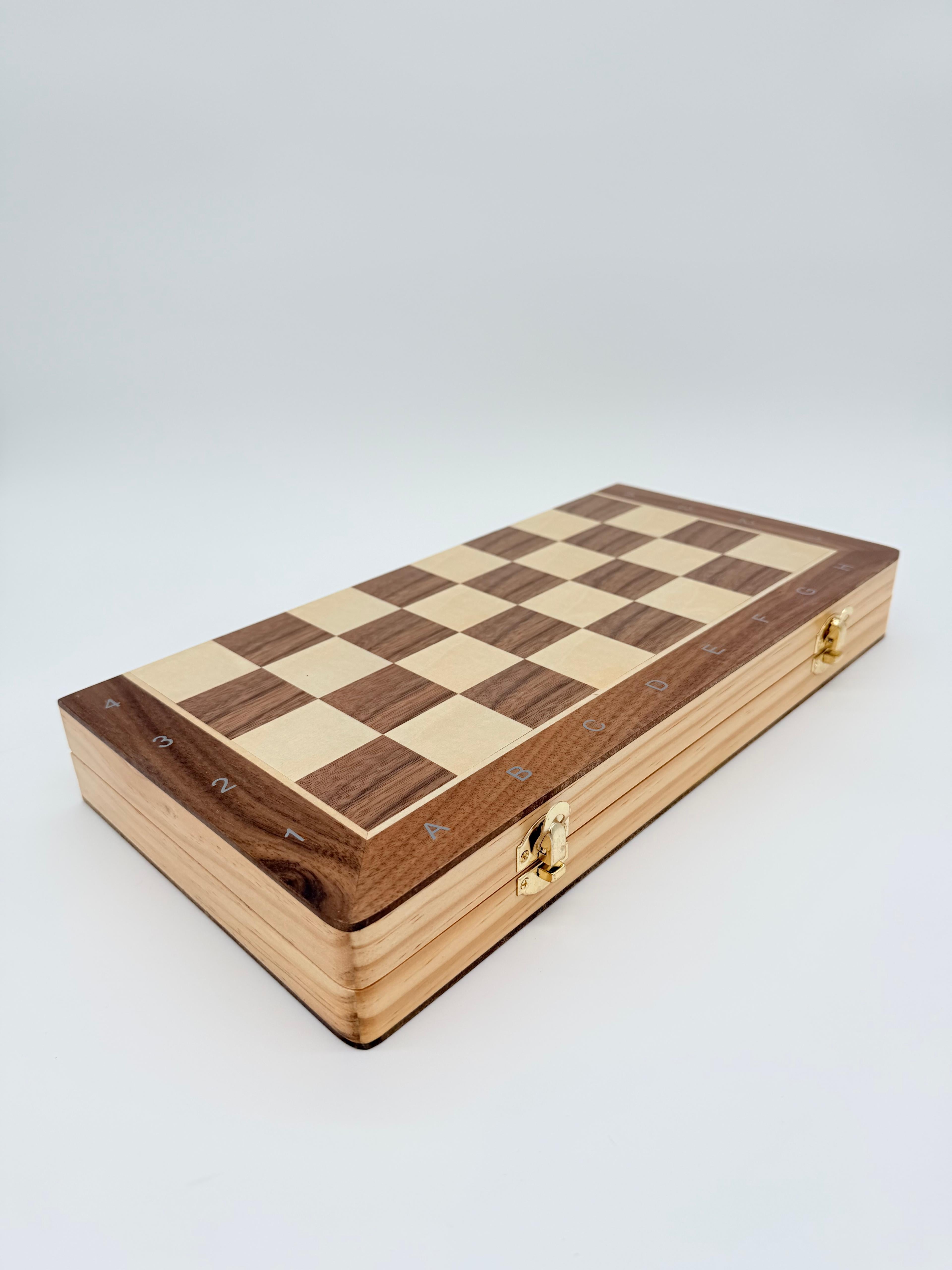 Magnetic Chess & Checkers - 2in1 Game