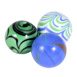 Glass Marbles for Tipping-Cup (Set of 3)