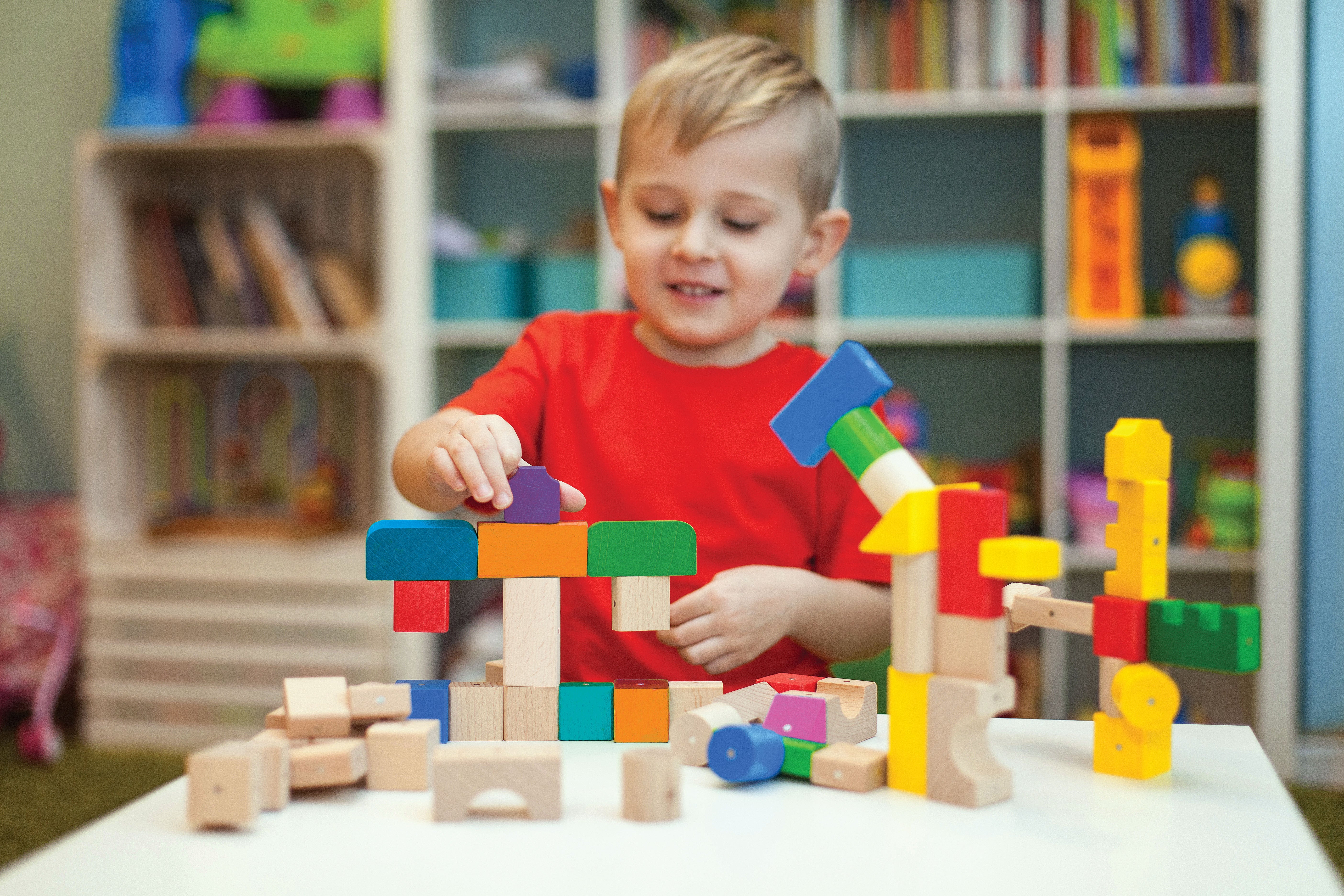 Wooden Magnetic Blocks - Mega - 100 pieces