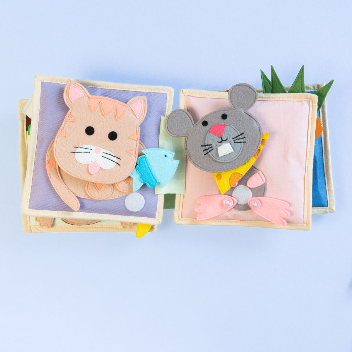 Mini Quiet Book - Animal Friends