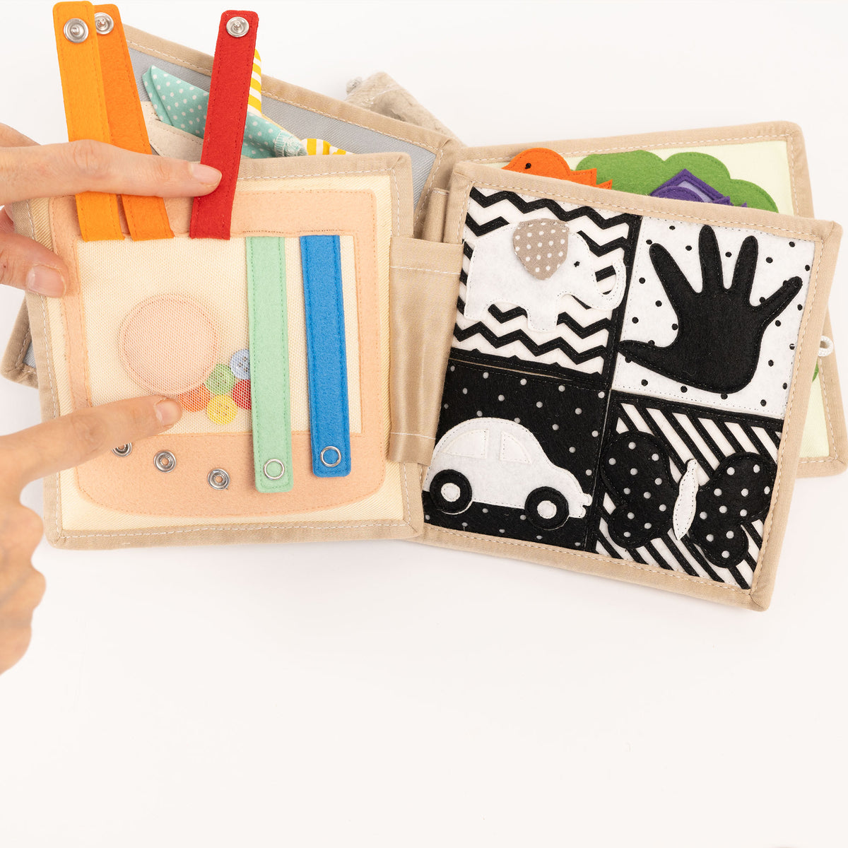 Mini Quiet Book - Montessori Baby