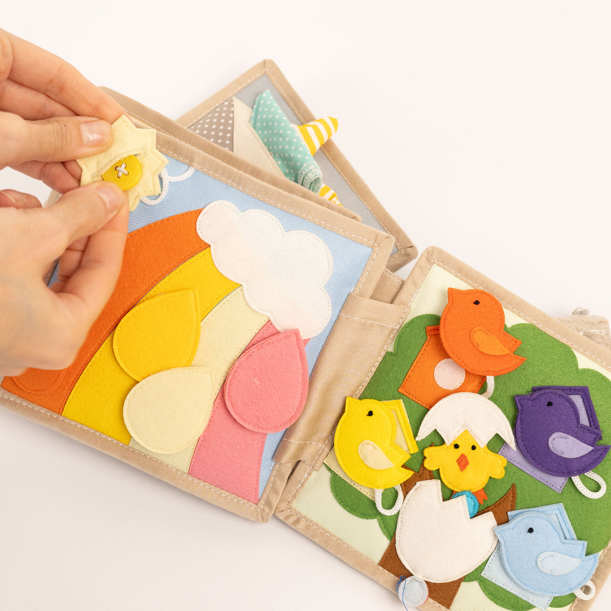 Mini Quiet Book - Montessori Baby