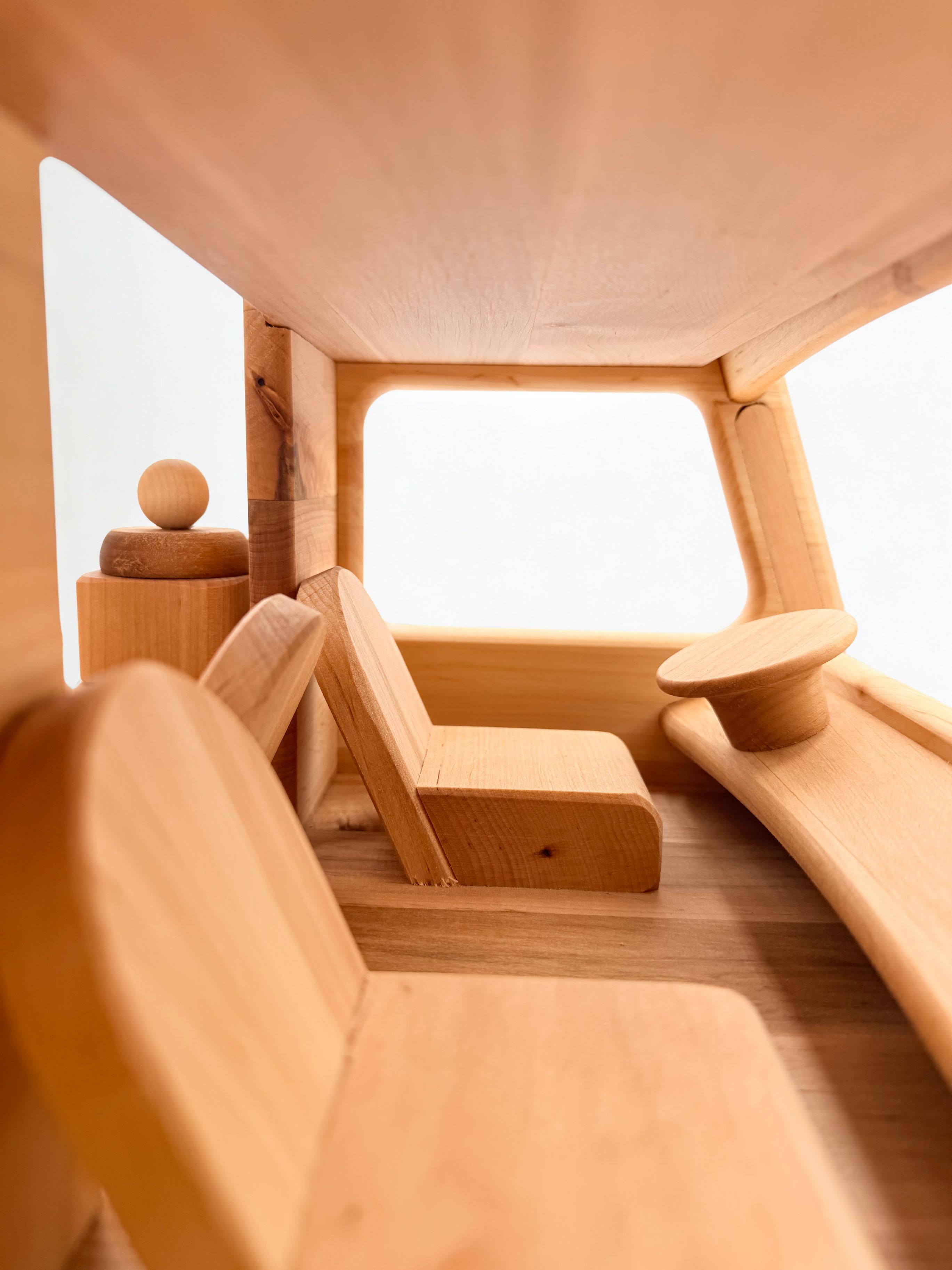 Large Wooden Camper Van