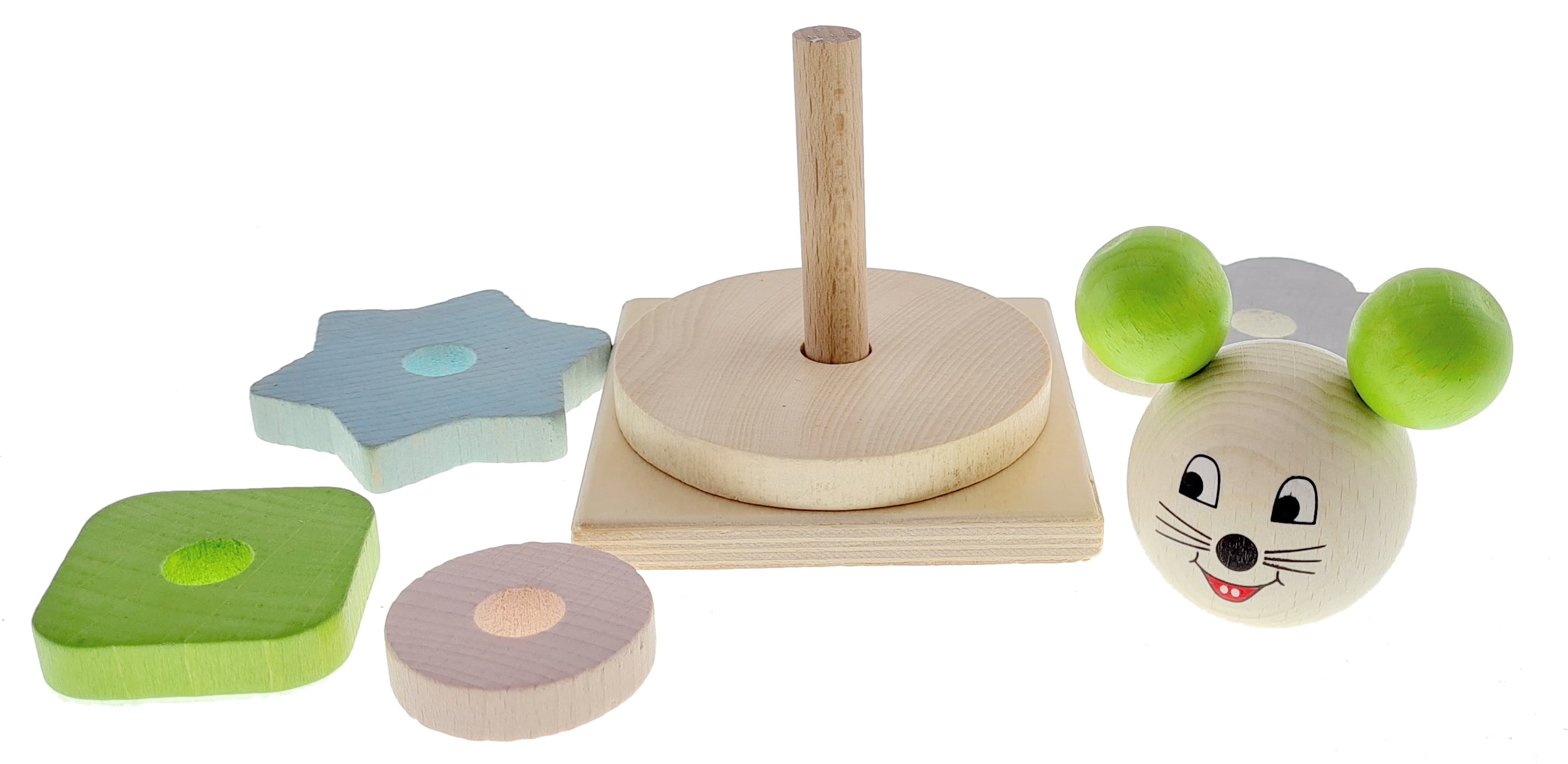 Stacking Toy - Mouse Nature
