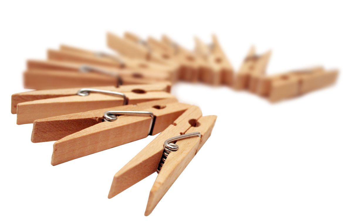 Wooden  Drying Rack and Clothes Pegs