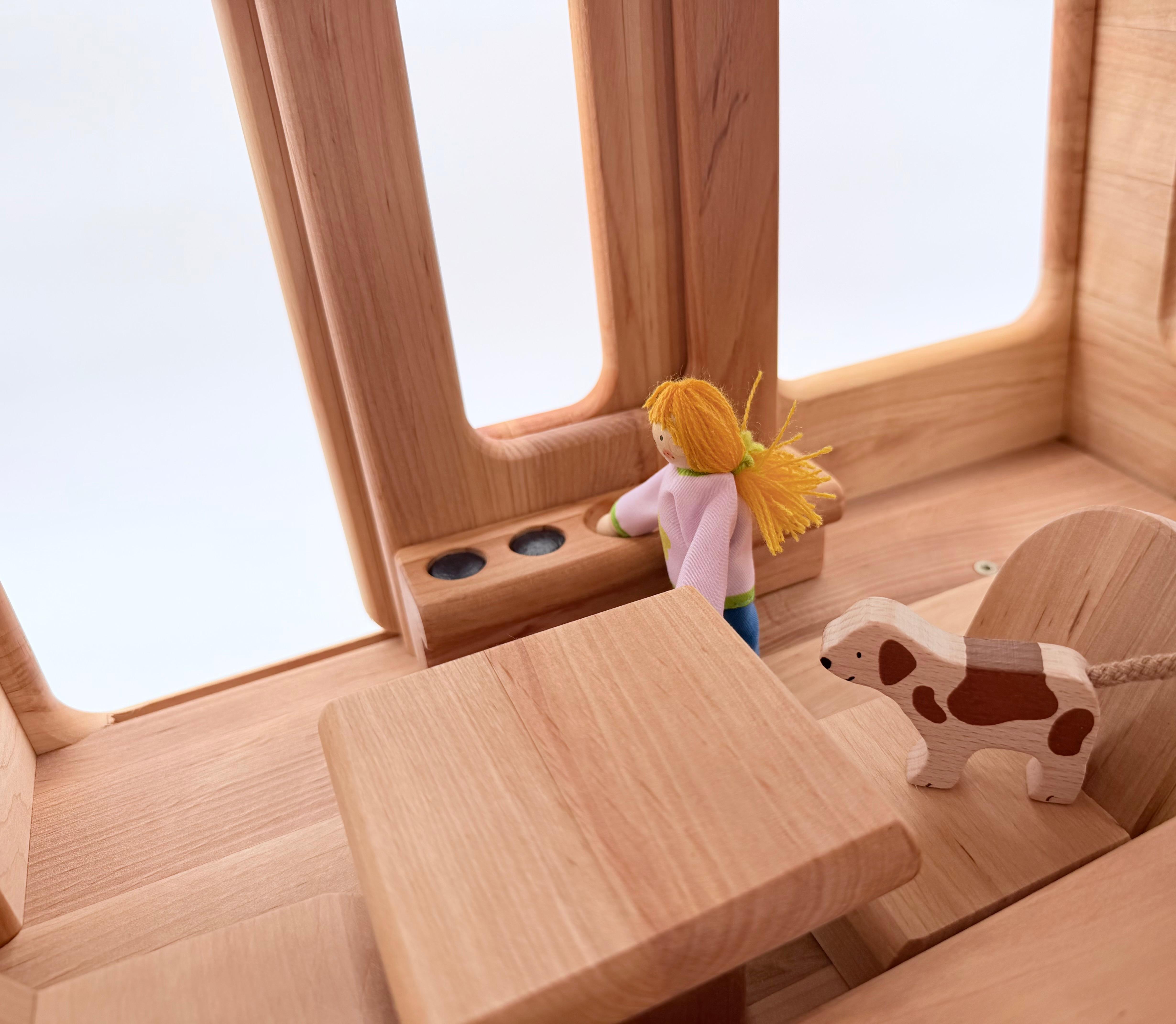 Large Wooden Camper Van