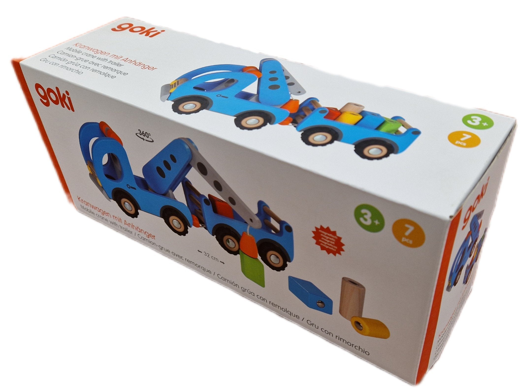 Mobile Crane with Magnetic Hook & Trailer