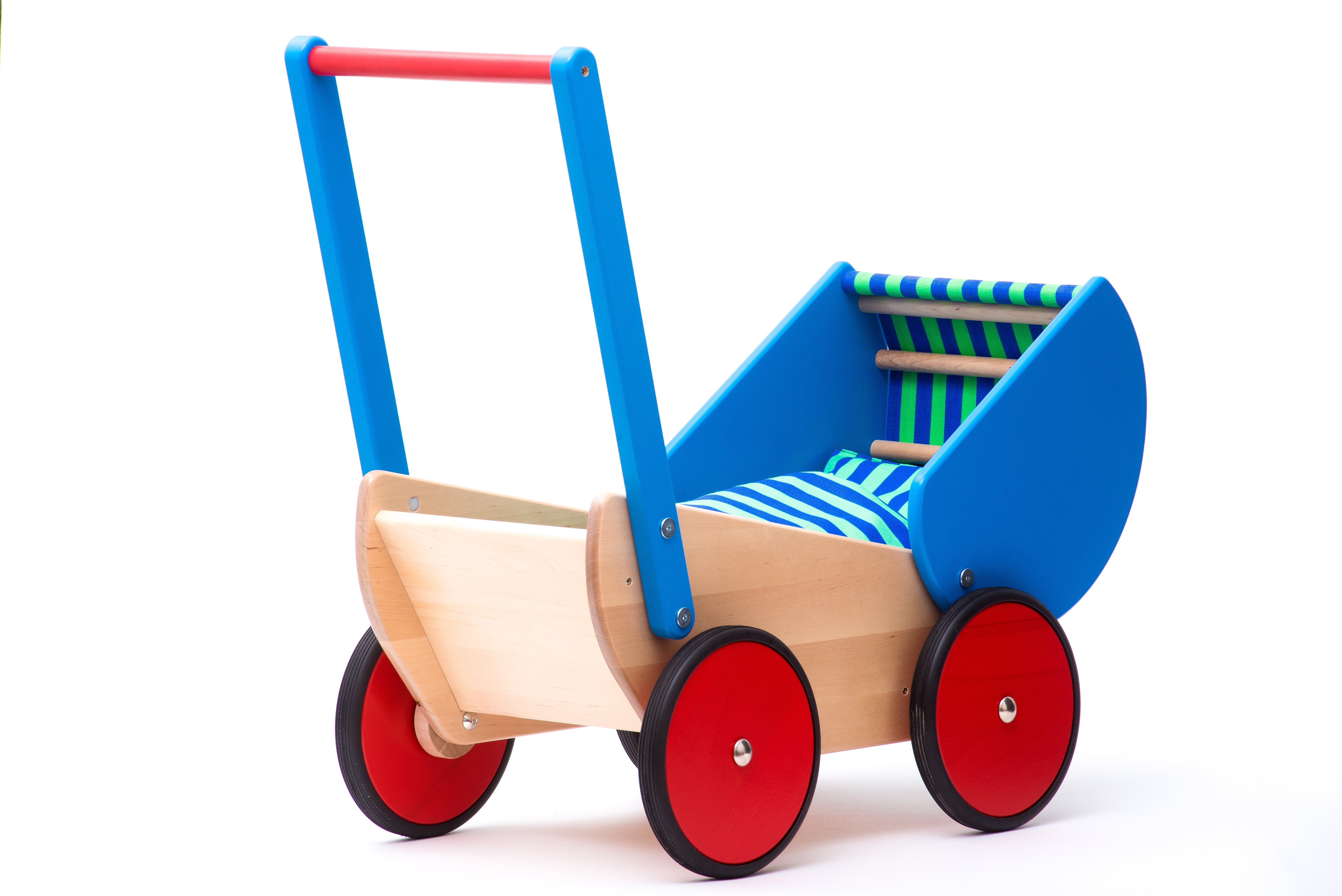 Wooden Doll's Pram