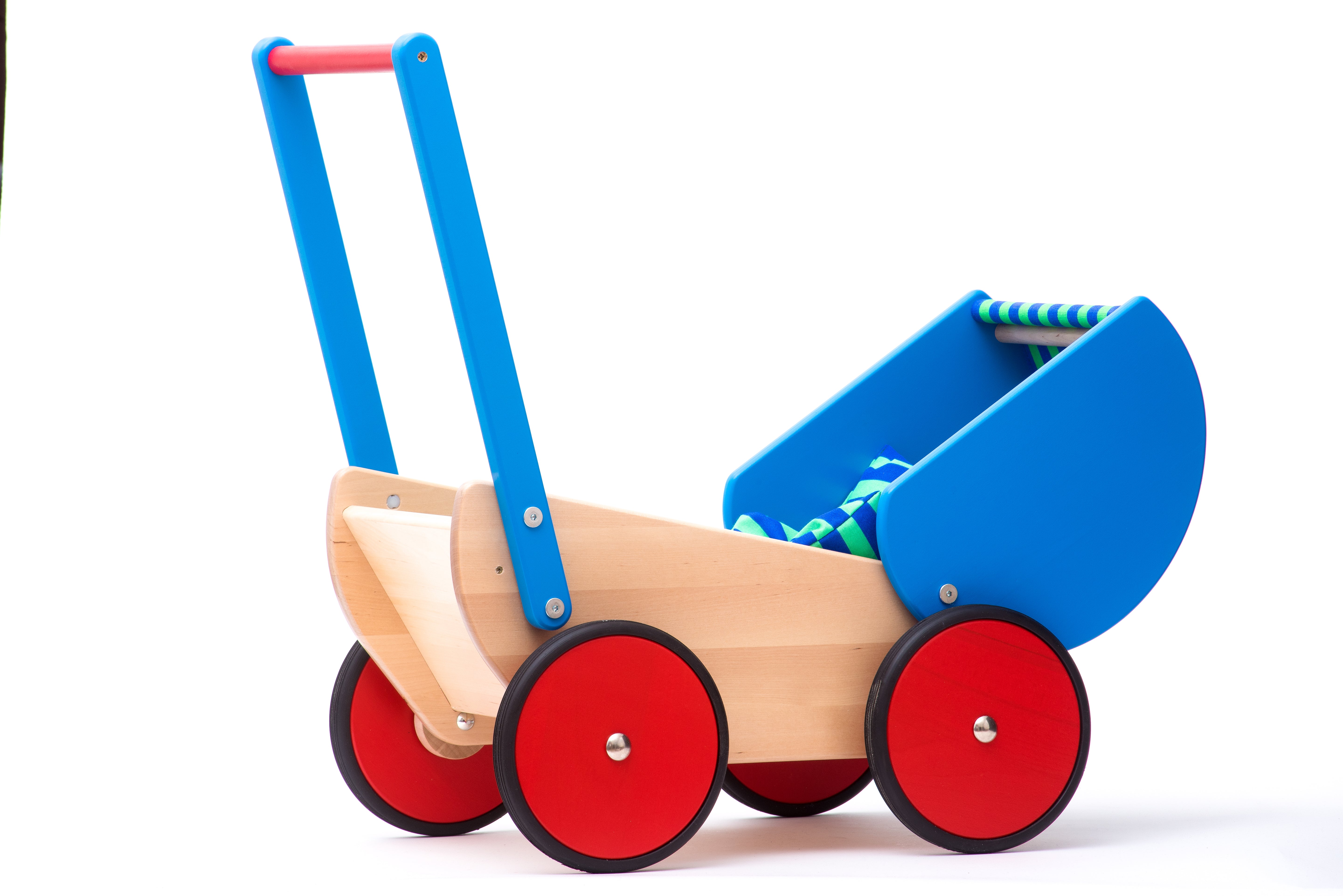 Wooden Doll's Pram