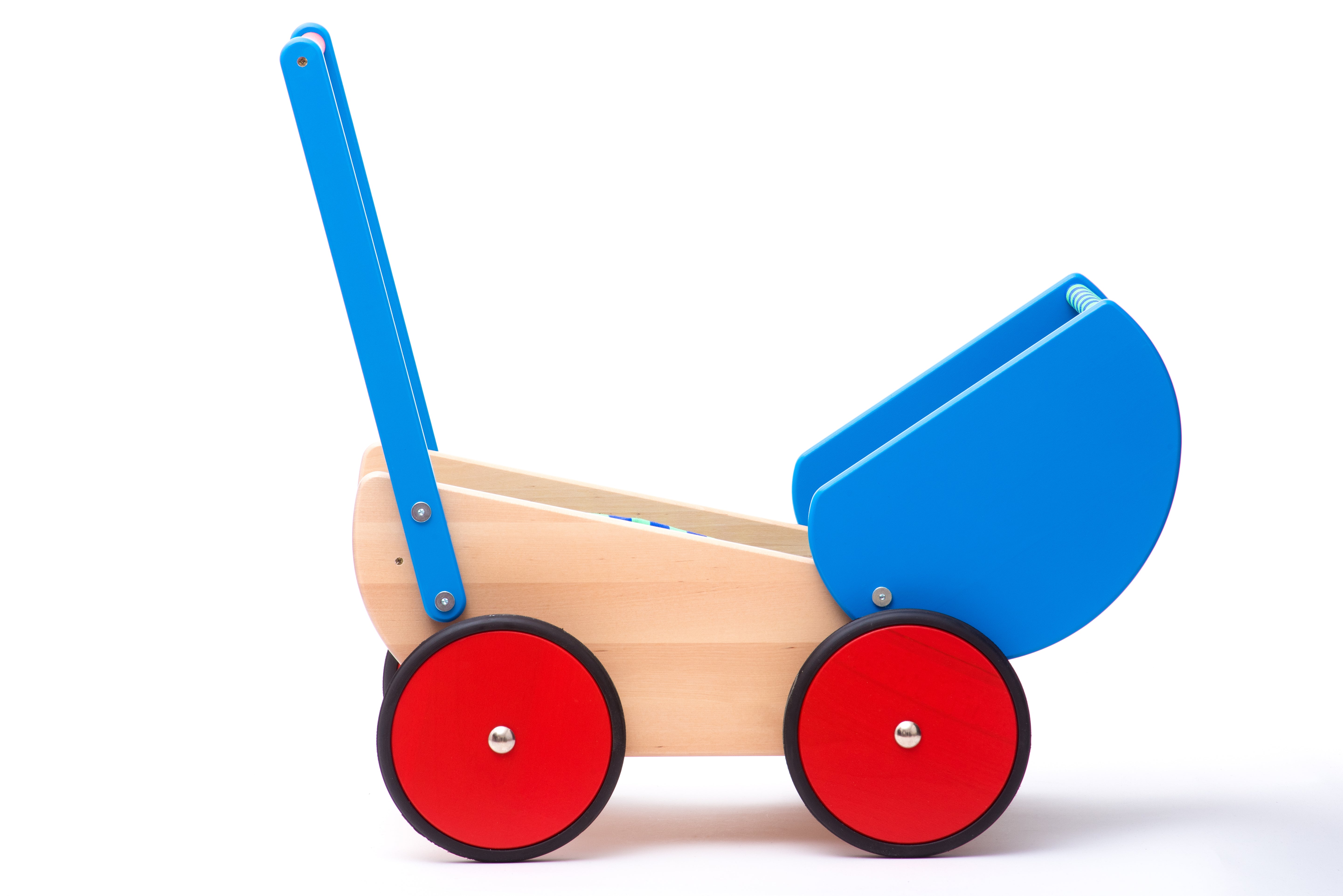 Wooden Doll's Pram