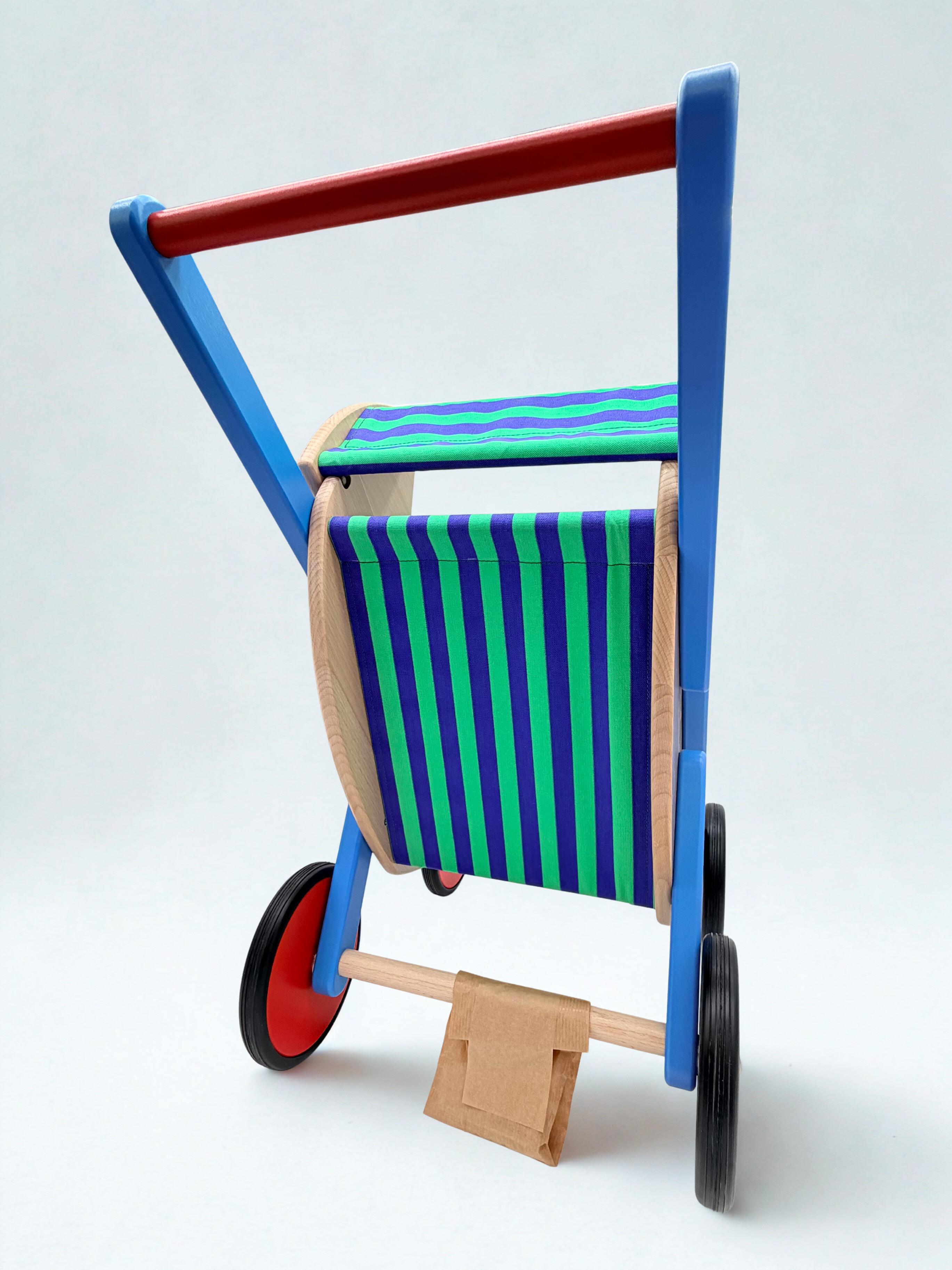 Wooden Doll's Stroller / Pram