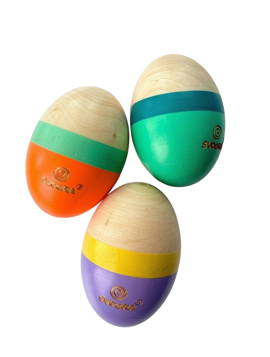 Wooden Rattle Eggs