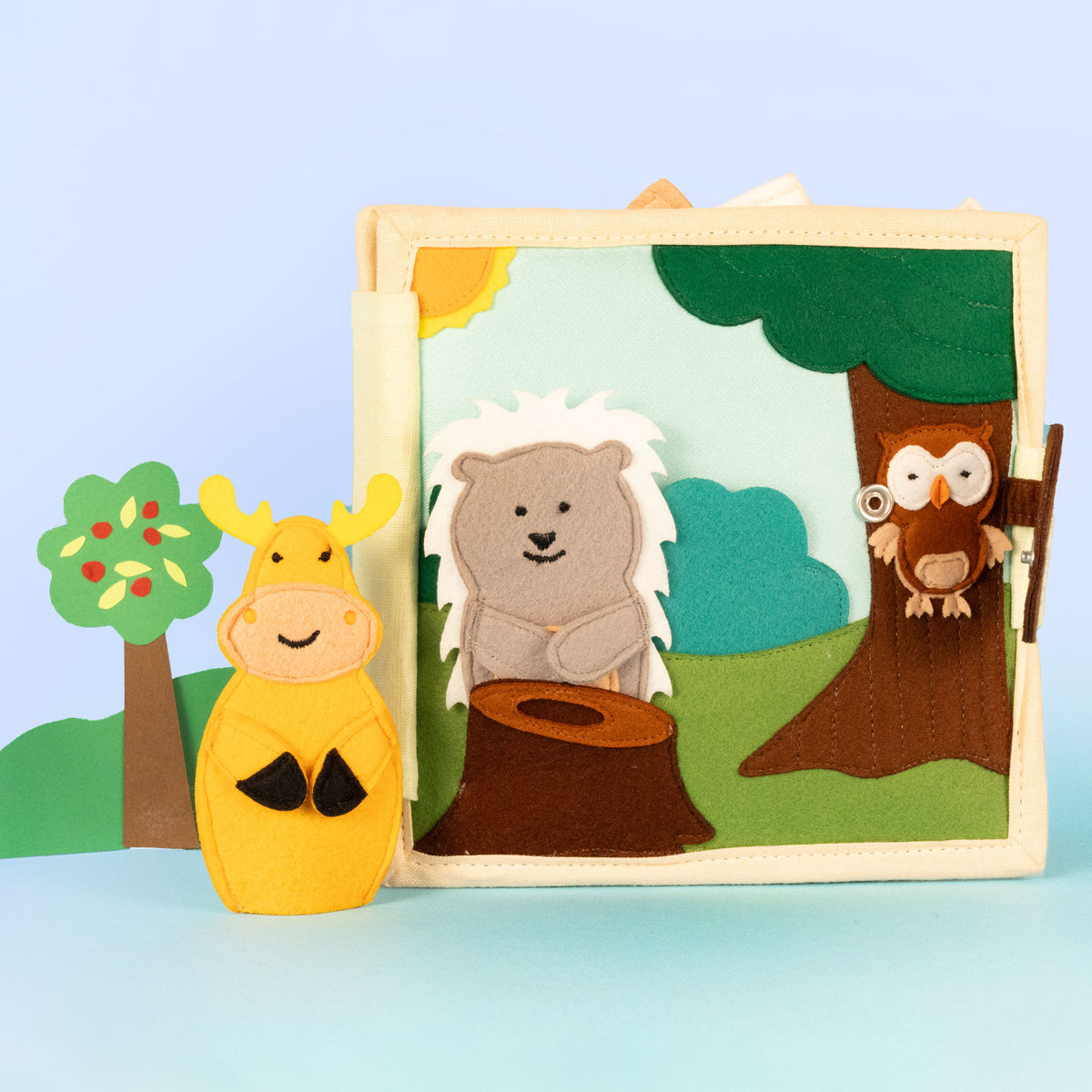 Mini Quiet Book - Animal Friends