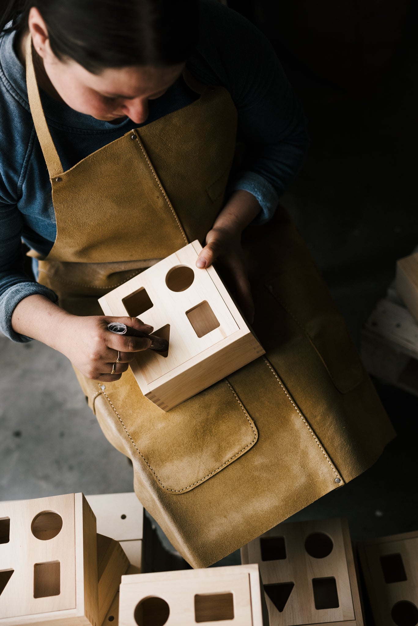 Rainbow Shape Sorter Box