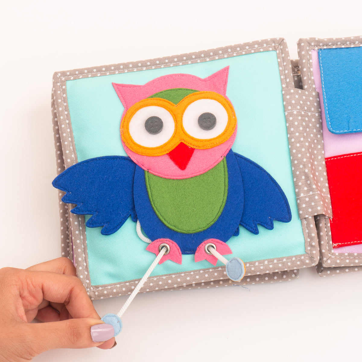 Mini Quiet Book - Peek-a-Boo