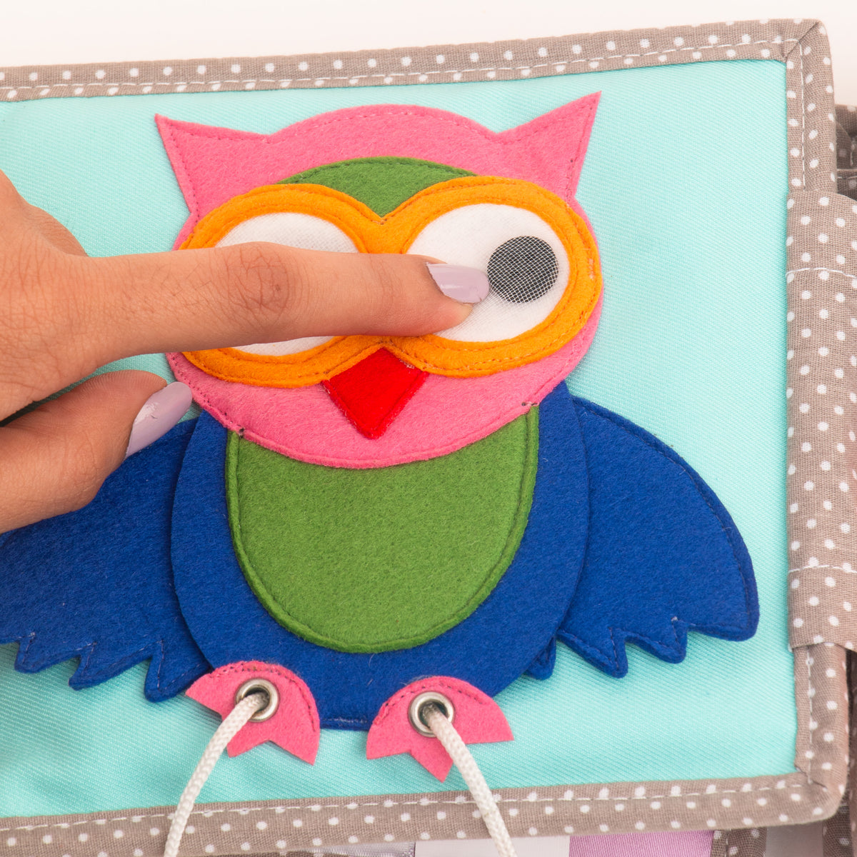 Mini Quiet Book - Peek-a-Boo